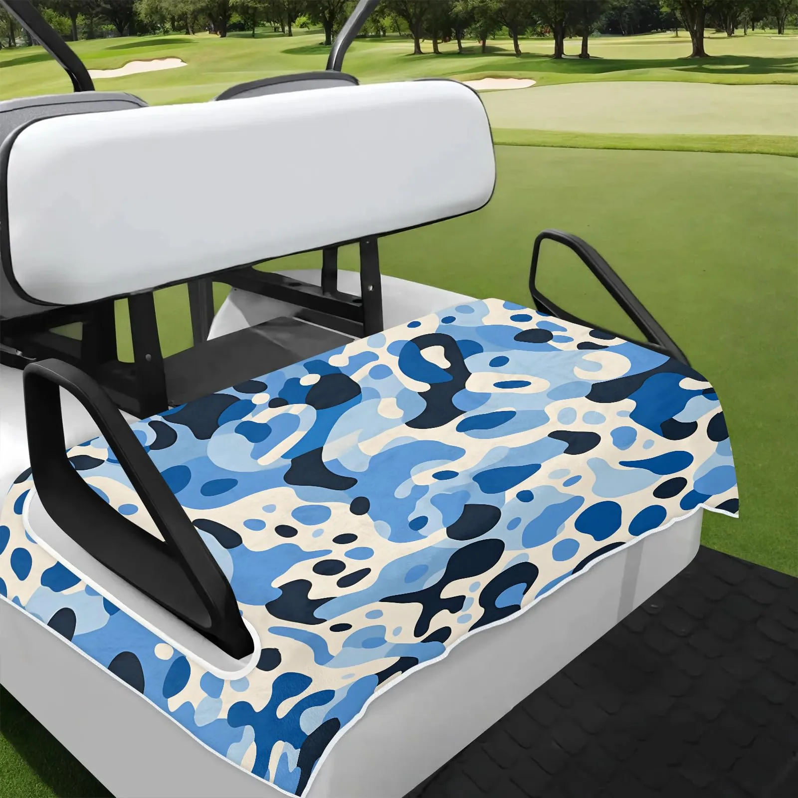 Tiveruda Golf Cart Seat Cover for Double Seats, 51 x 31 in
