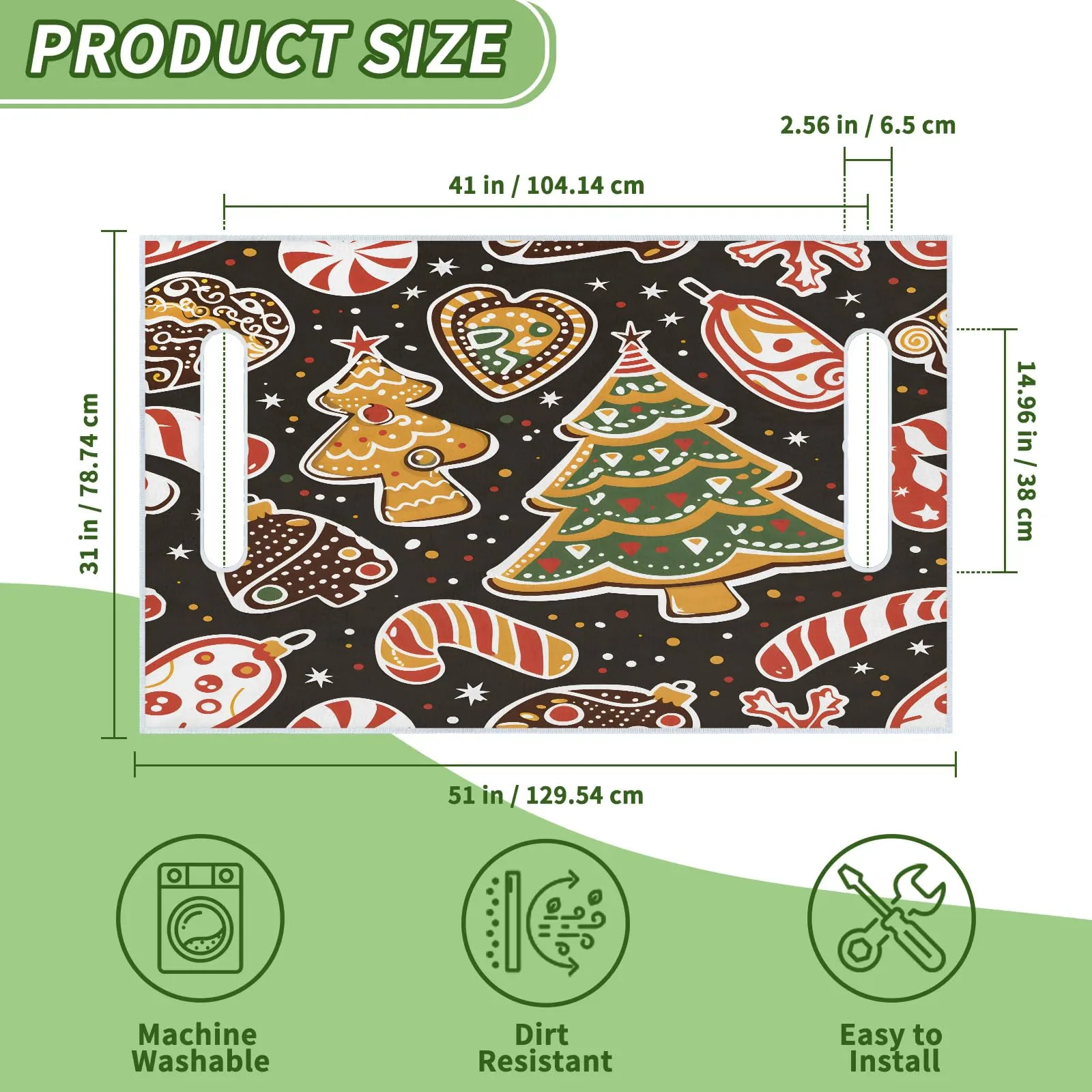 Tiveruda Golf Cart Seat Cover for Double Seats, 51 x 31 in image 2