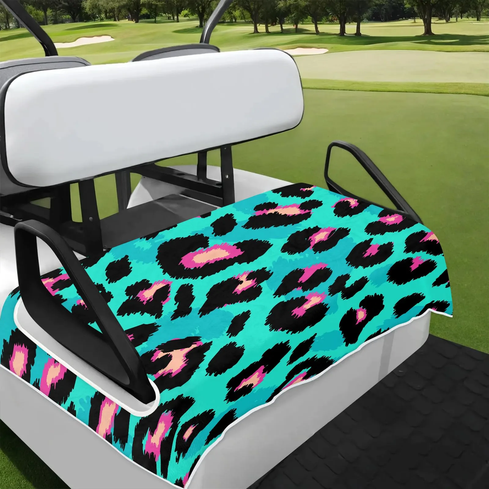 Tiveruda Golf Cart Seat Cover for Double Seats 51 x 31 in.