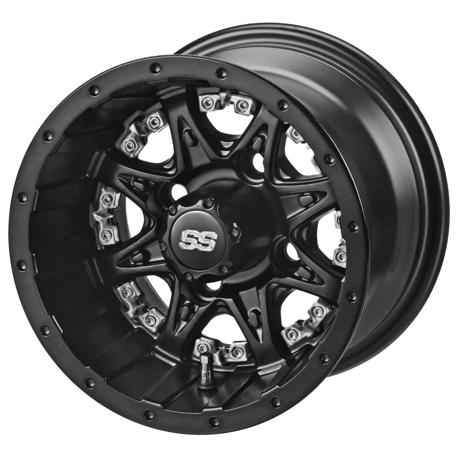RM Cart 10-Inch Revenge Golf Cart Wheel, Matte Black