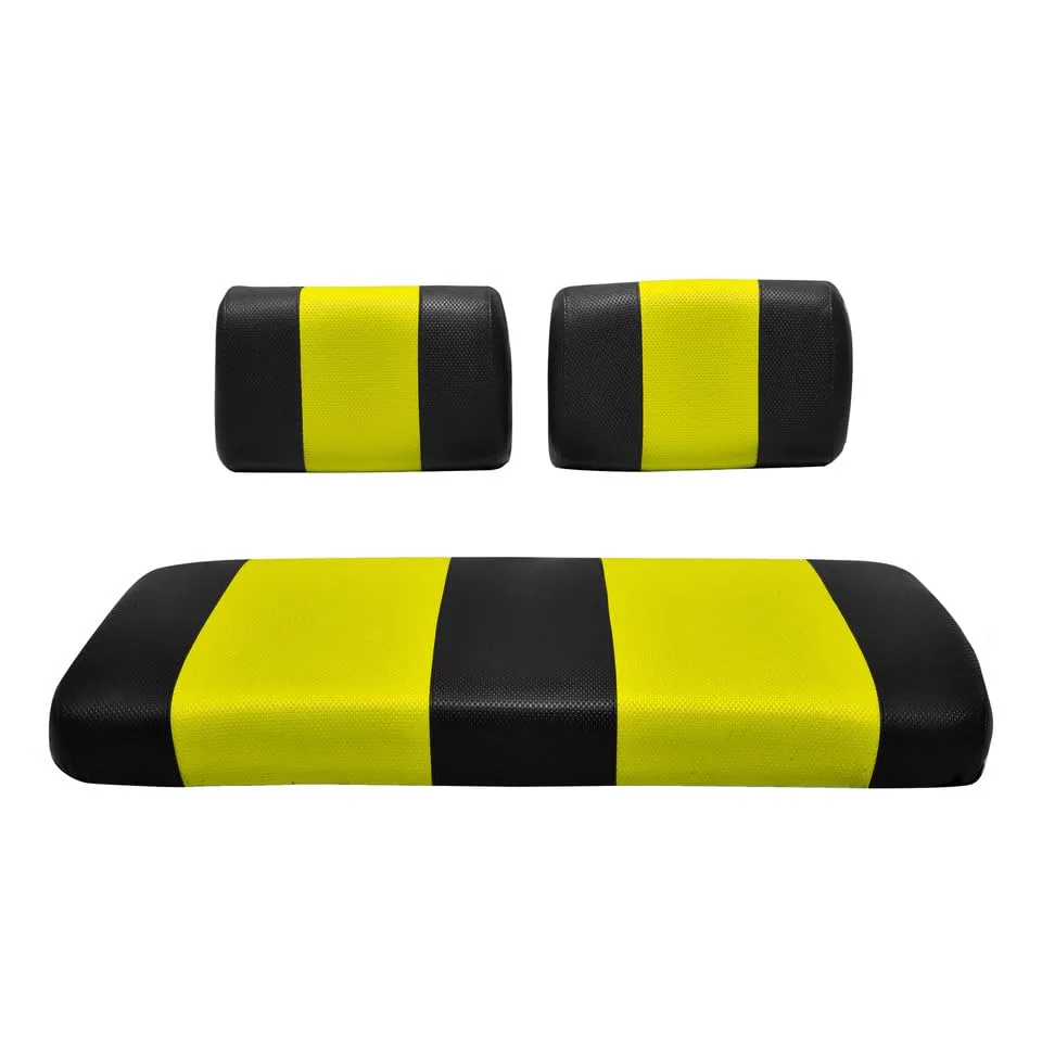 E-Z-GO Marathon Golf Cart Seat Covers Black & Yellow