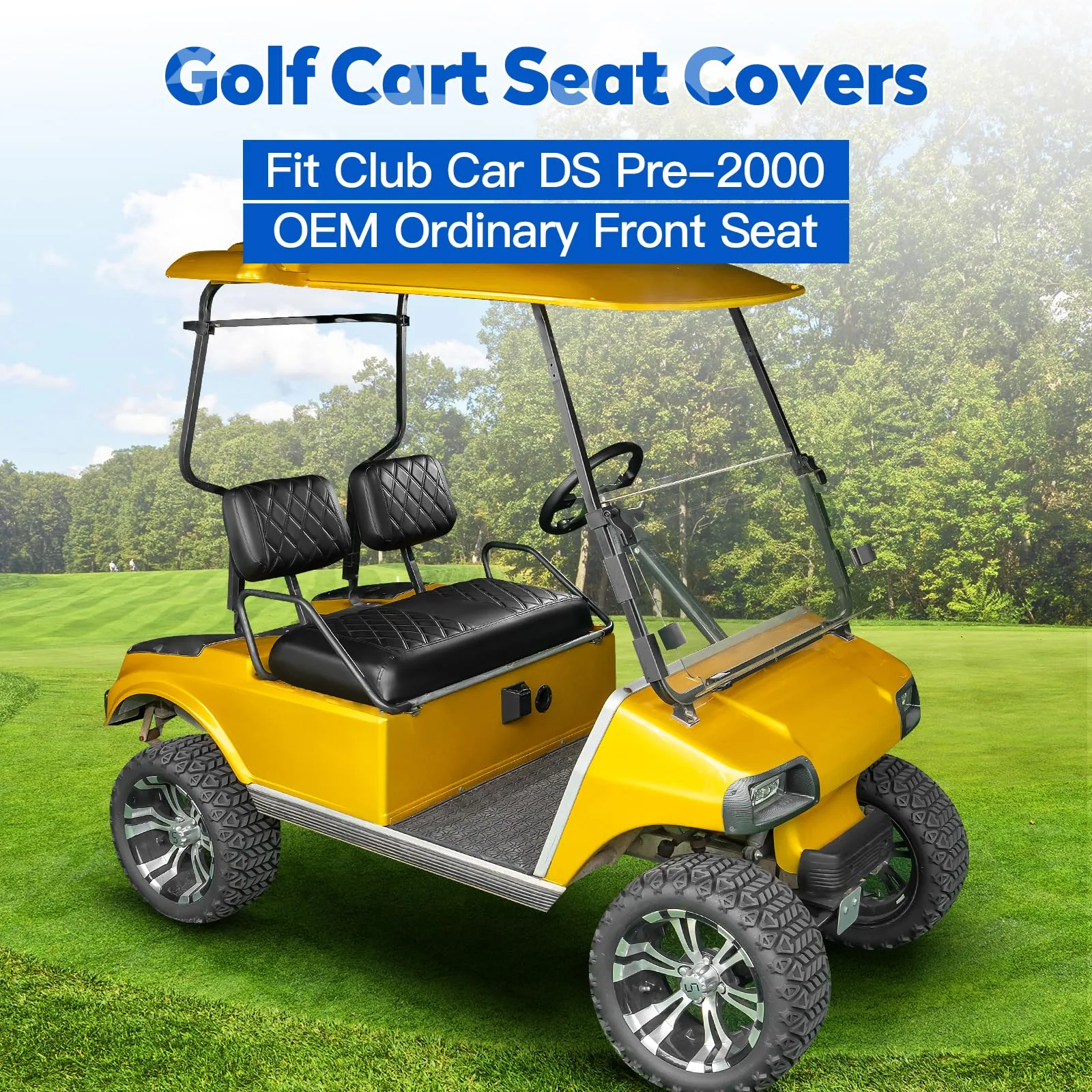 NOKINS Vinyl Seat Covers for Club Car DS Pre-2000 image 2