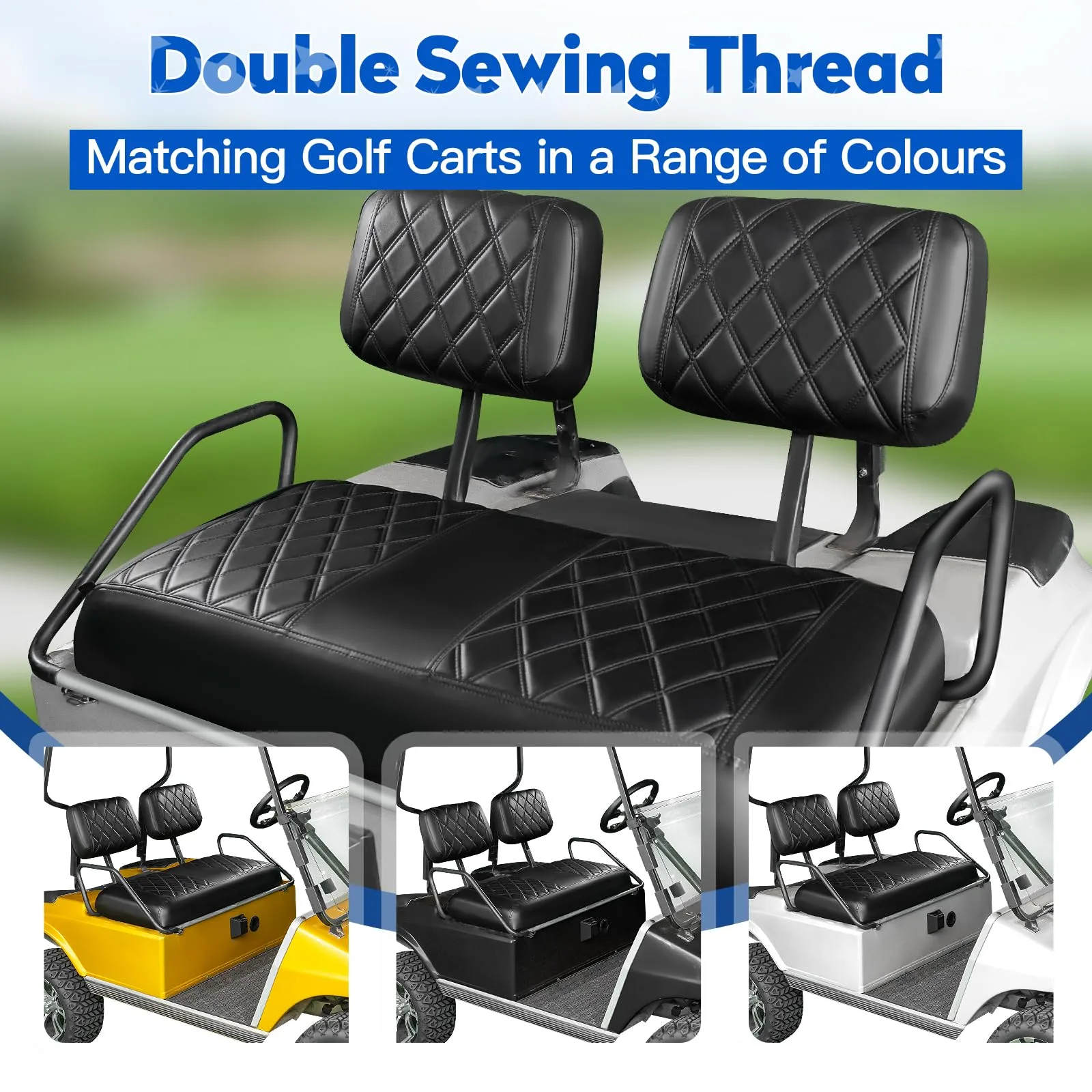 NOKINS Vinyl Seat Covers for Club Car DS Pre-2000 image 3