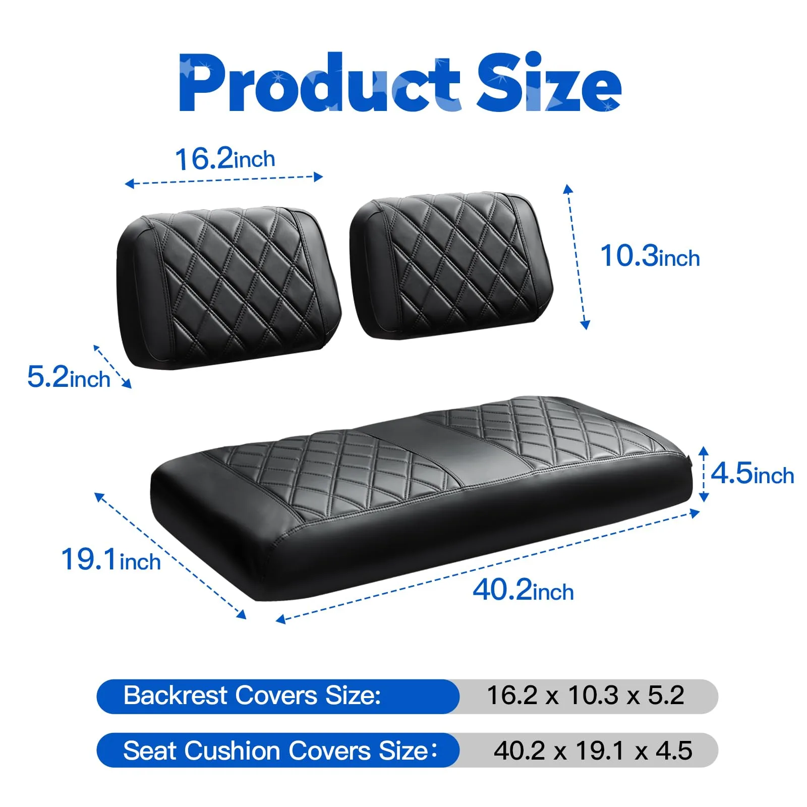 NOKINS Vinyl Seat Covers for Club Car DS Pre-2000 image 4