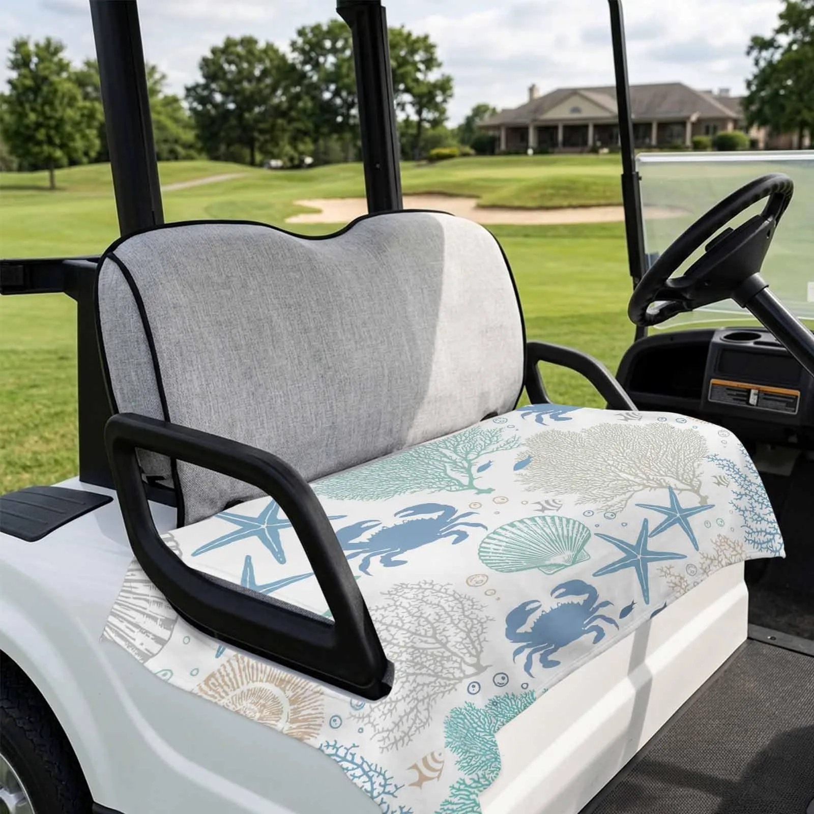 DecorLovee Golf Cart Seat Cover for 2-Seater Carts image 4
