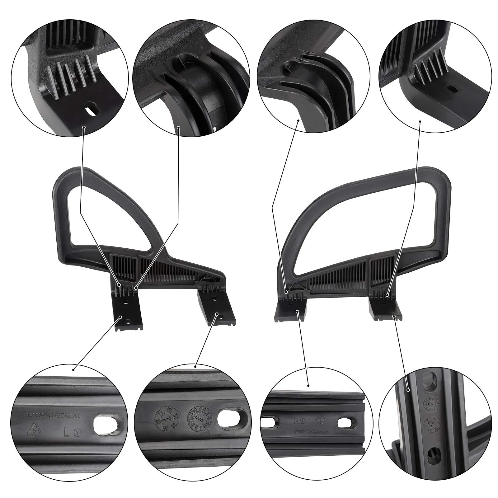 10L0L Arm Rest Hip Restraint Set for E-Z-GO RXV 2008–2015 — 607532 image 3