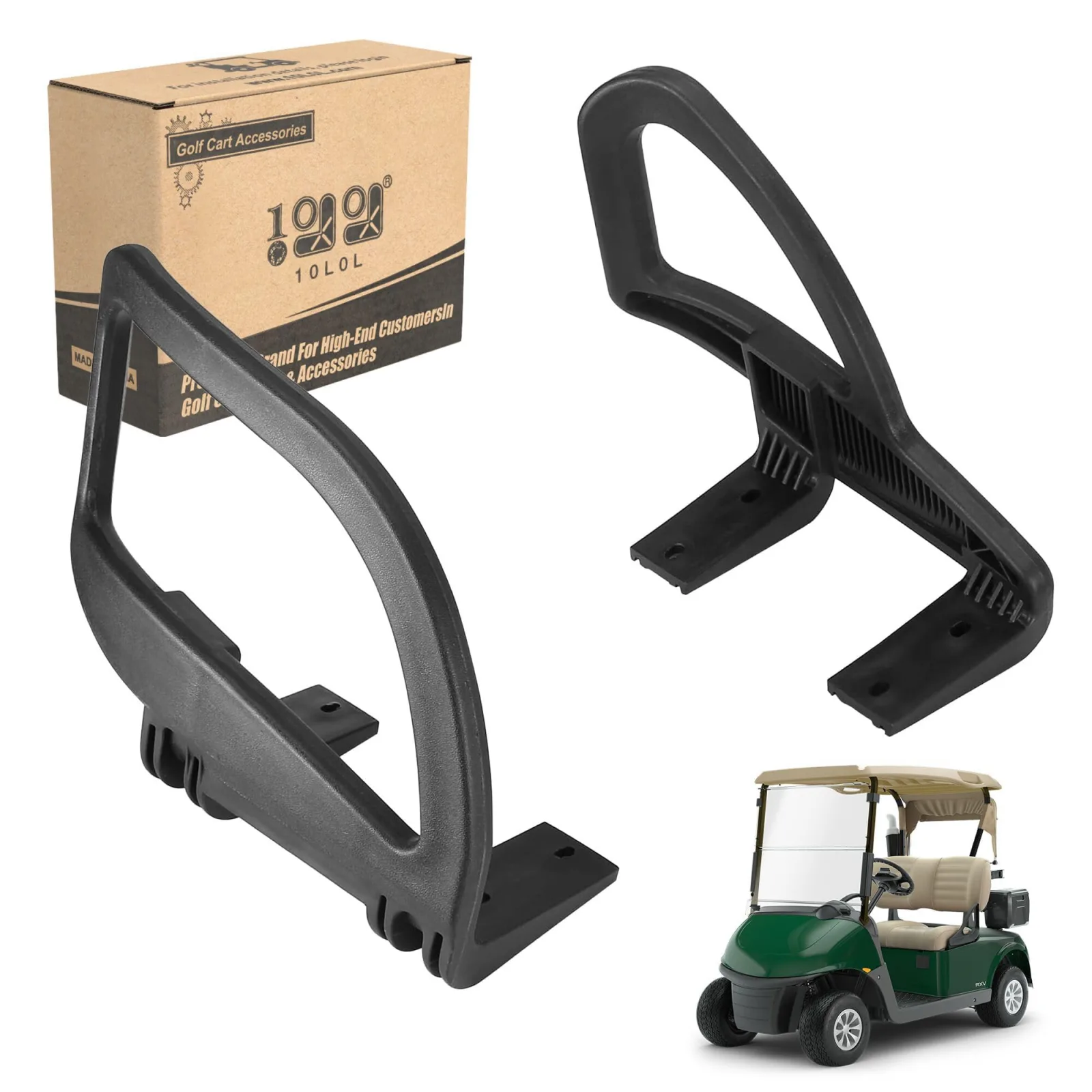 10L0L Arm Rest Hip Restraint Set for E-Z-GO RXV 2008–2015 — 607532