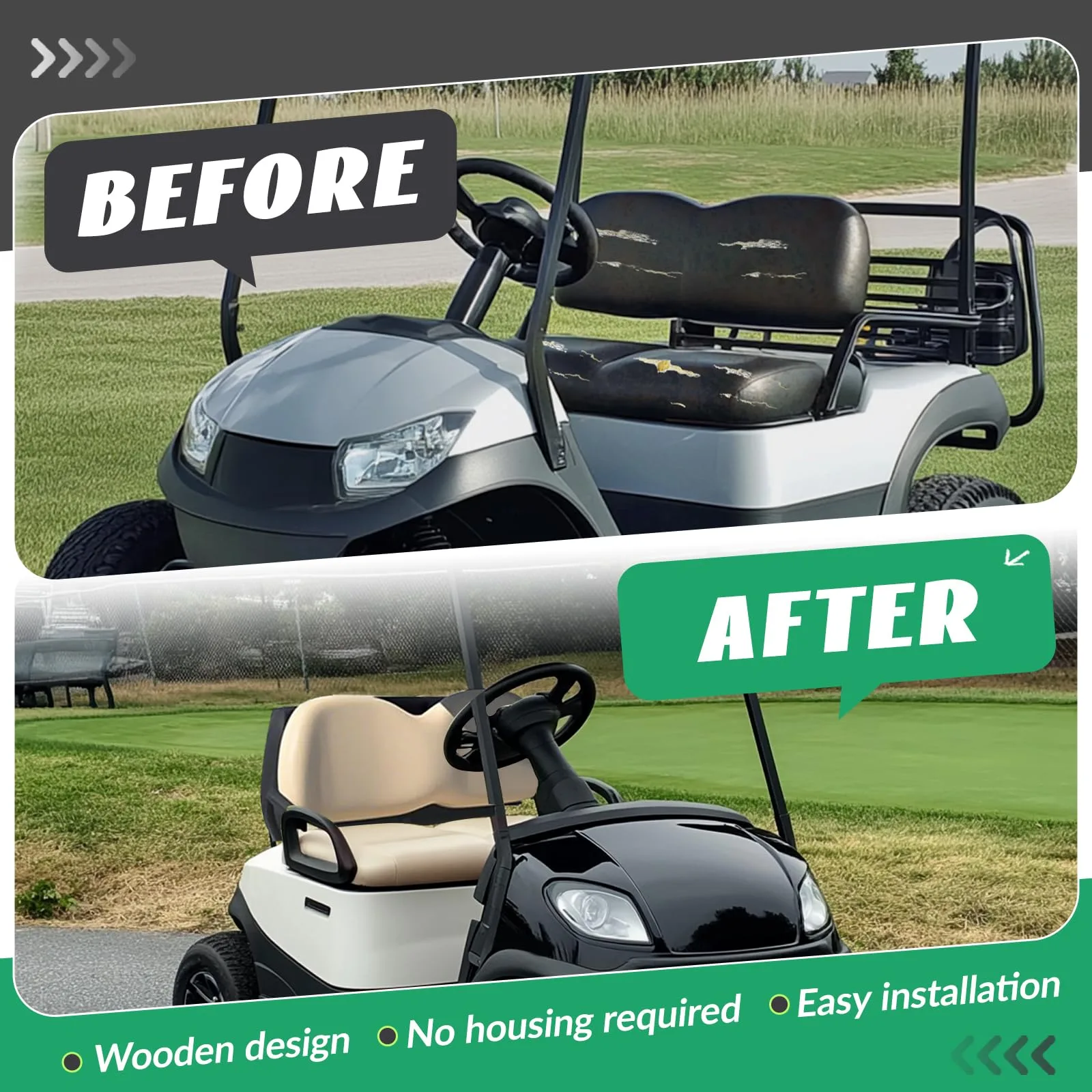 WUTIST GO-4926 Seat Backrest for Club Car Precedent image 4