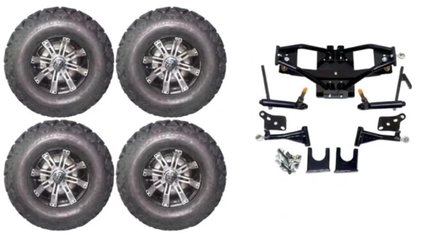 3G 6-Inch Lift Kit with 10-Inch Wheels for Club Car DS