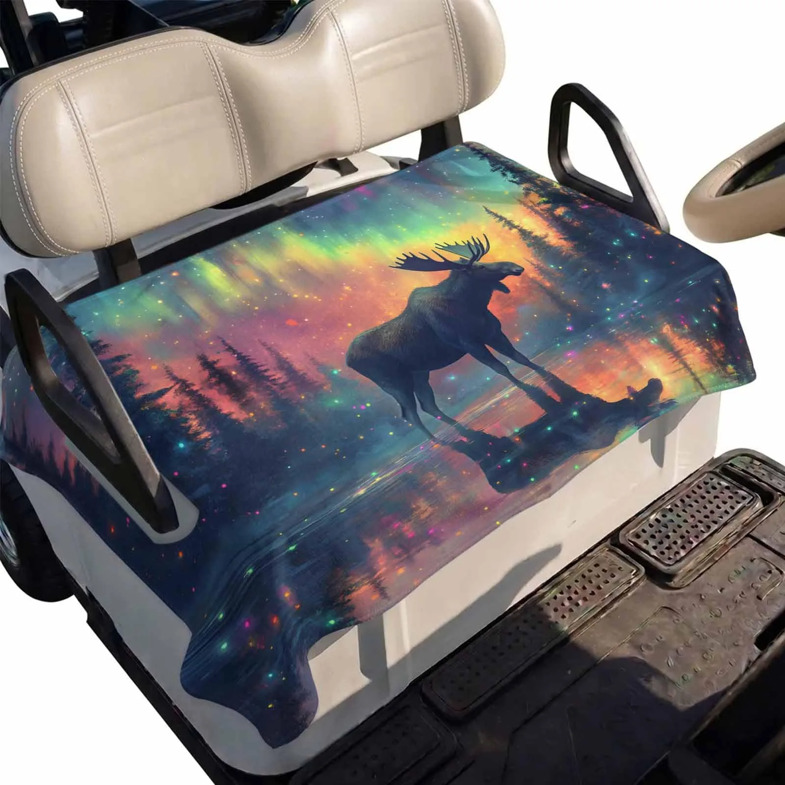 DecorLovee 2-Seater Golf Cart Seat Cover 51 x 31 Inch