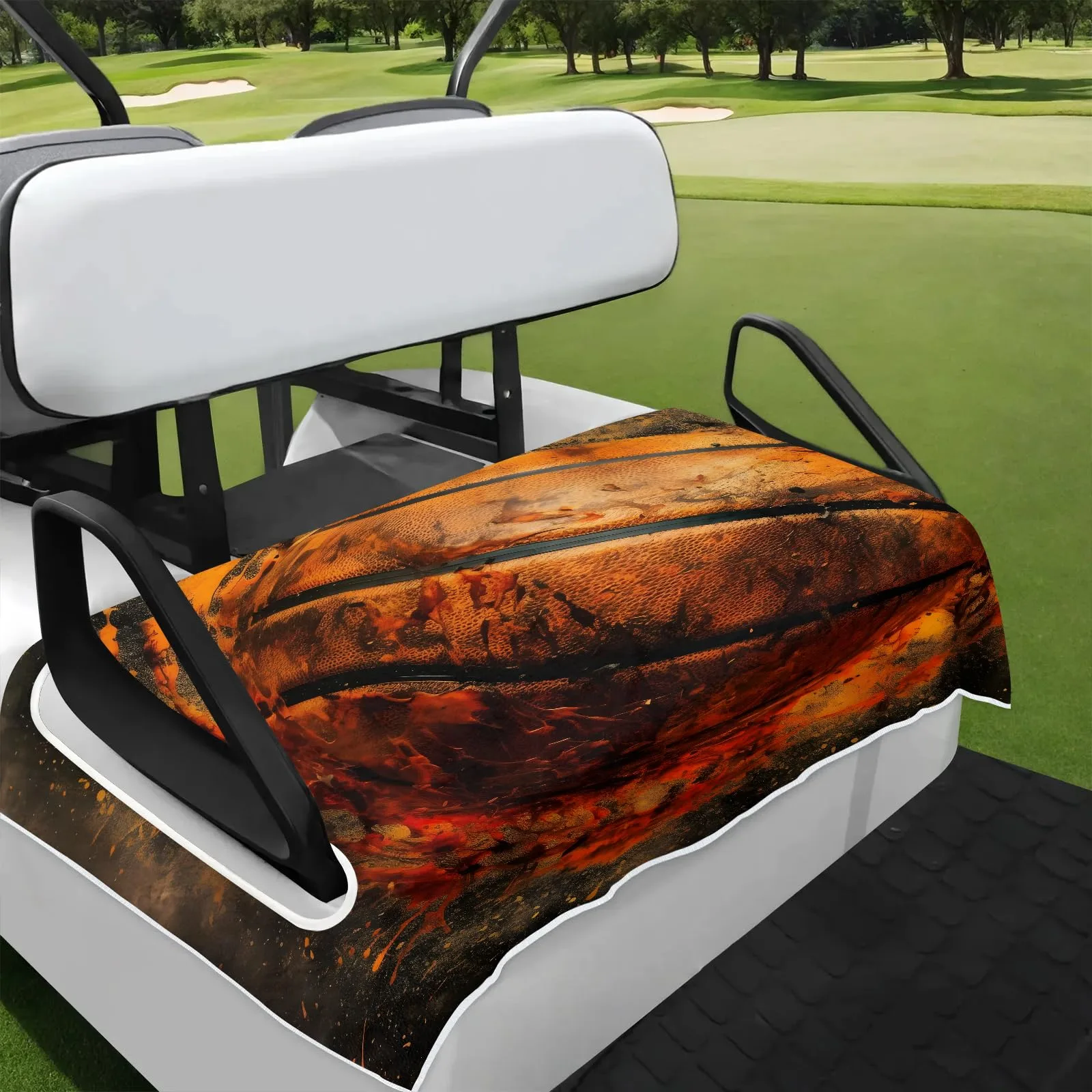 Tiveruda Golf Cart Seat Cover for Double Seats, 51 x 31 in