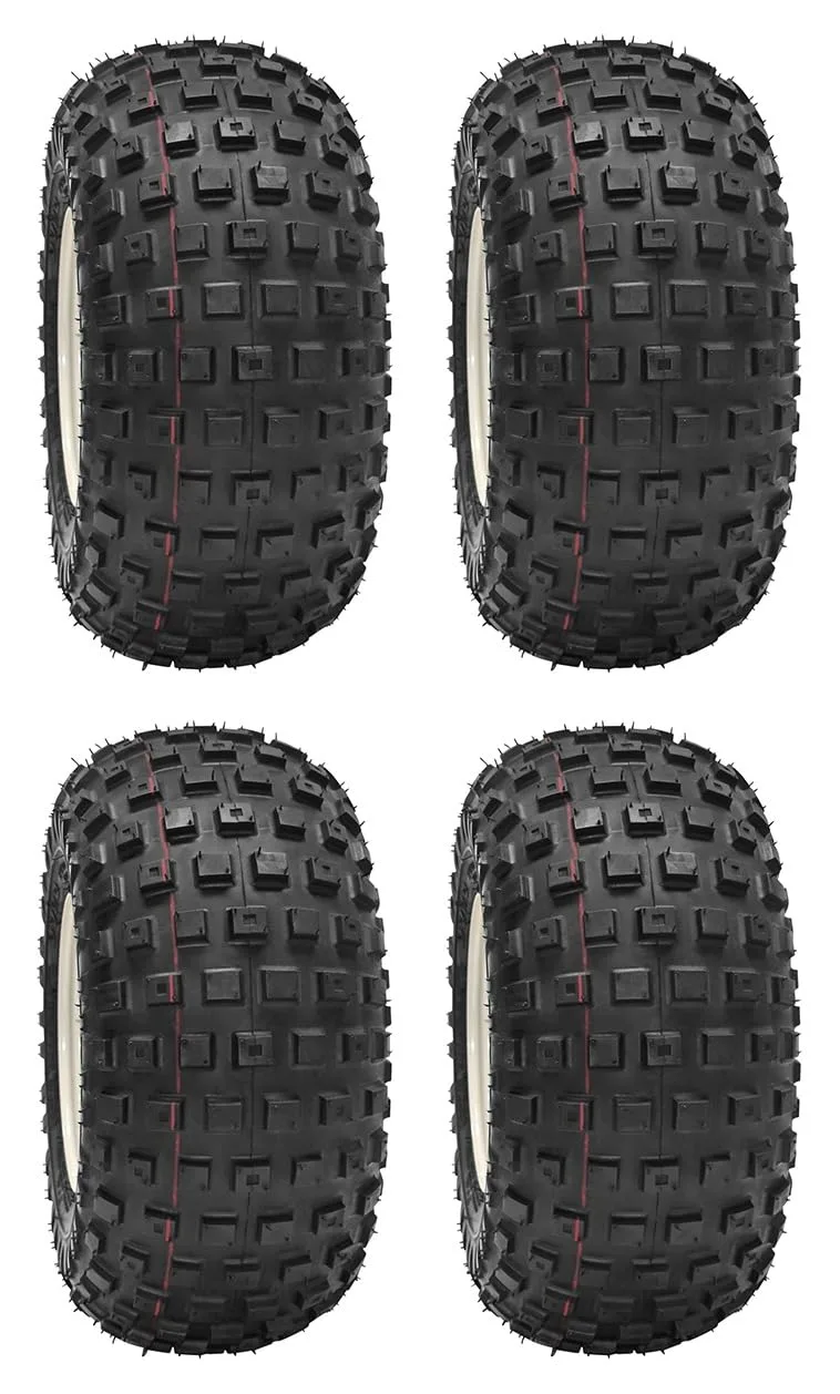ACED Parts 18x9.5-8 Knobby Golf Cart Tires, Set of 4