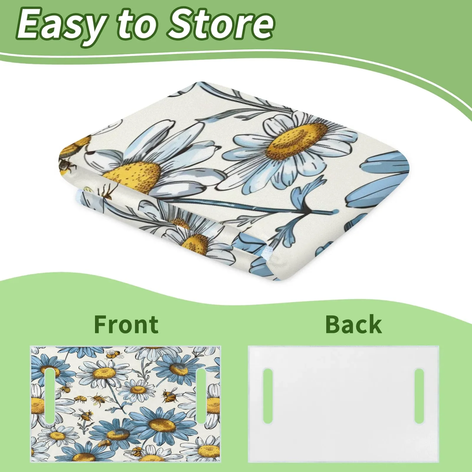 Tiveruda Bumblebee Flower Golf Cart Seat Cover image 4