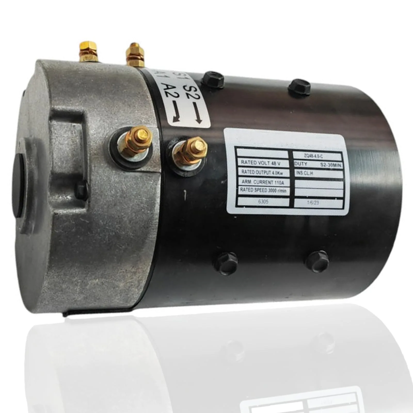 LSBESTN ZQS48-4.0-C 48V 4.0kW DC Golf Cart Drive Motor image 3