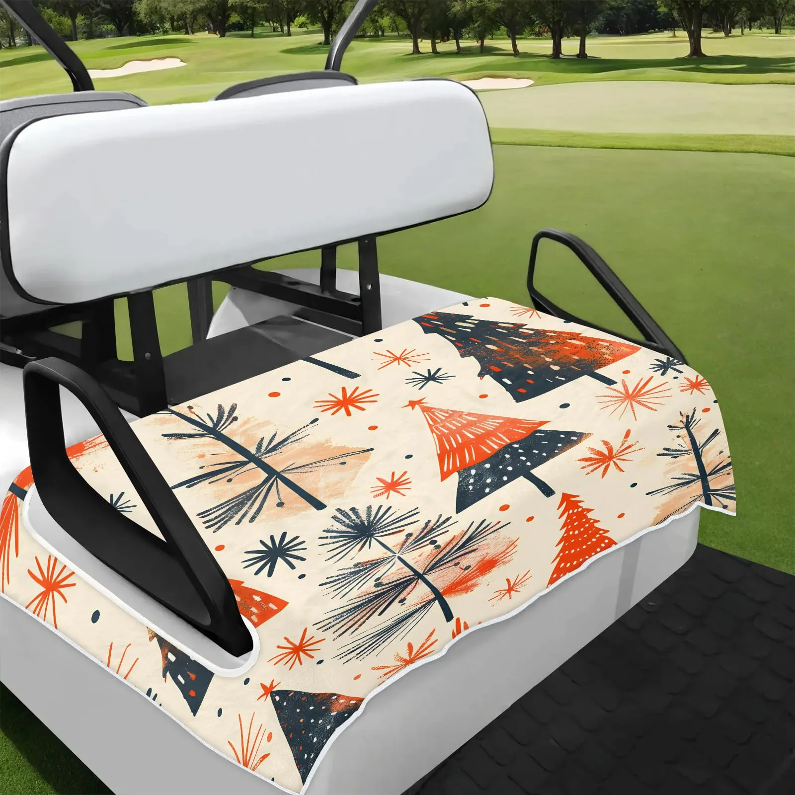 Tiveruda Golf Cart Seat Cover for Double Seats