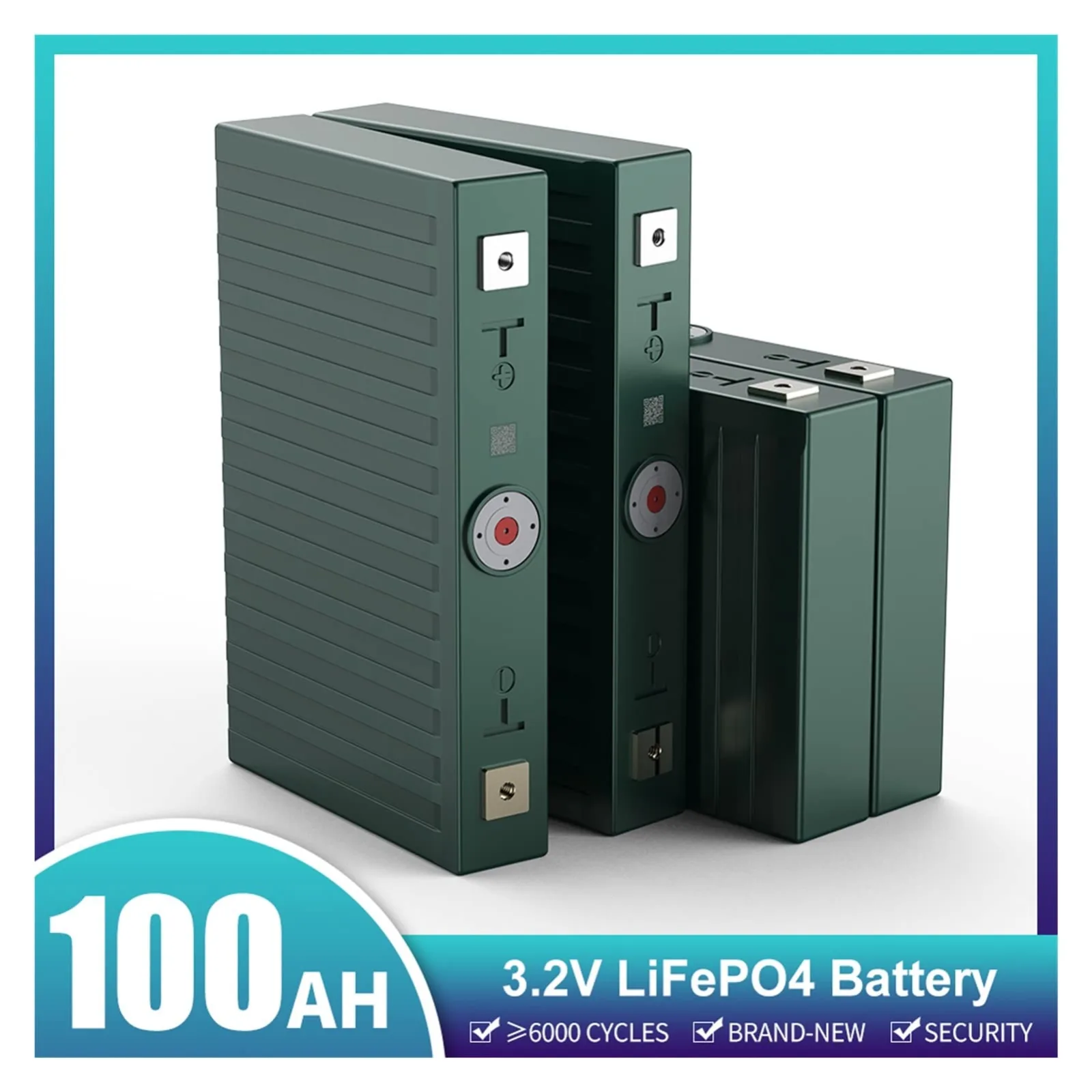 HYUWANGYU 100Ah 3.2V LiFePO4 Battery Cell (100Ah) image 3