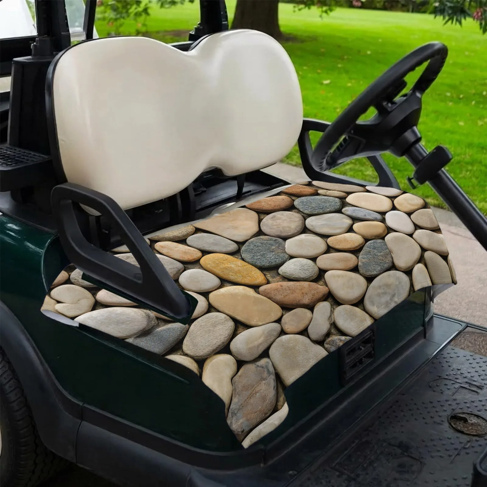 Trosturdspn Cobblestone Golf Cart Seat Cover 51 x 31 in.