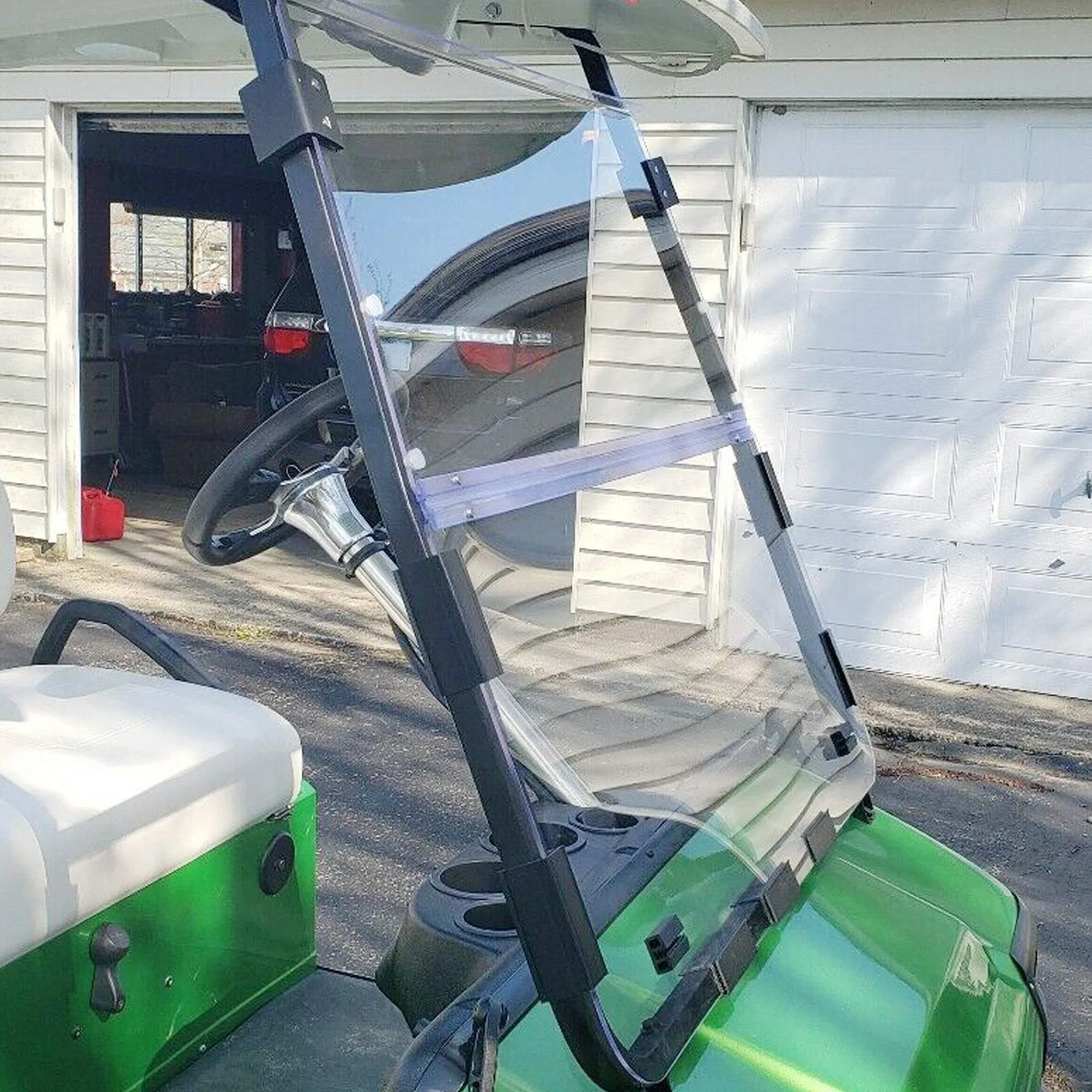 Scaller Clear Folding Windshield for Club Car DS image 3