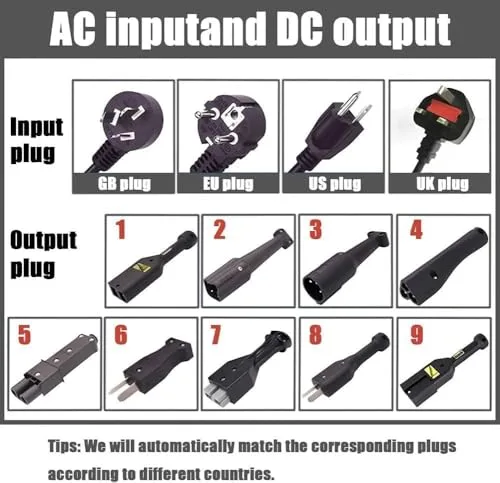 Generic 18A Golf Cart Battery Charger A-1 — IP67, 110-240VAC image 2