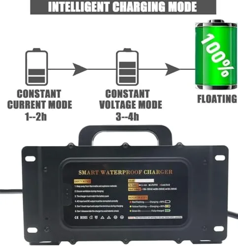 Generic 18A Golf Cart Battery Charger A-1 — IP67, 110-240VAC image 3
