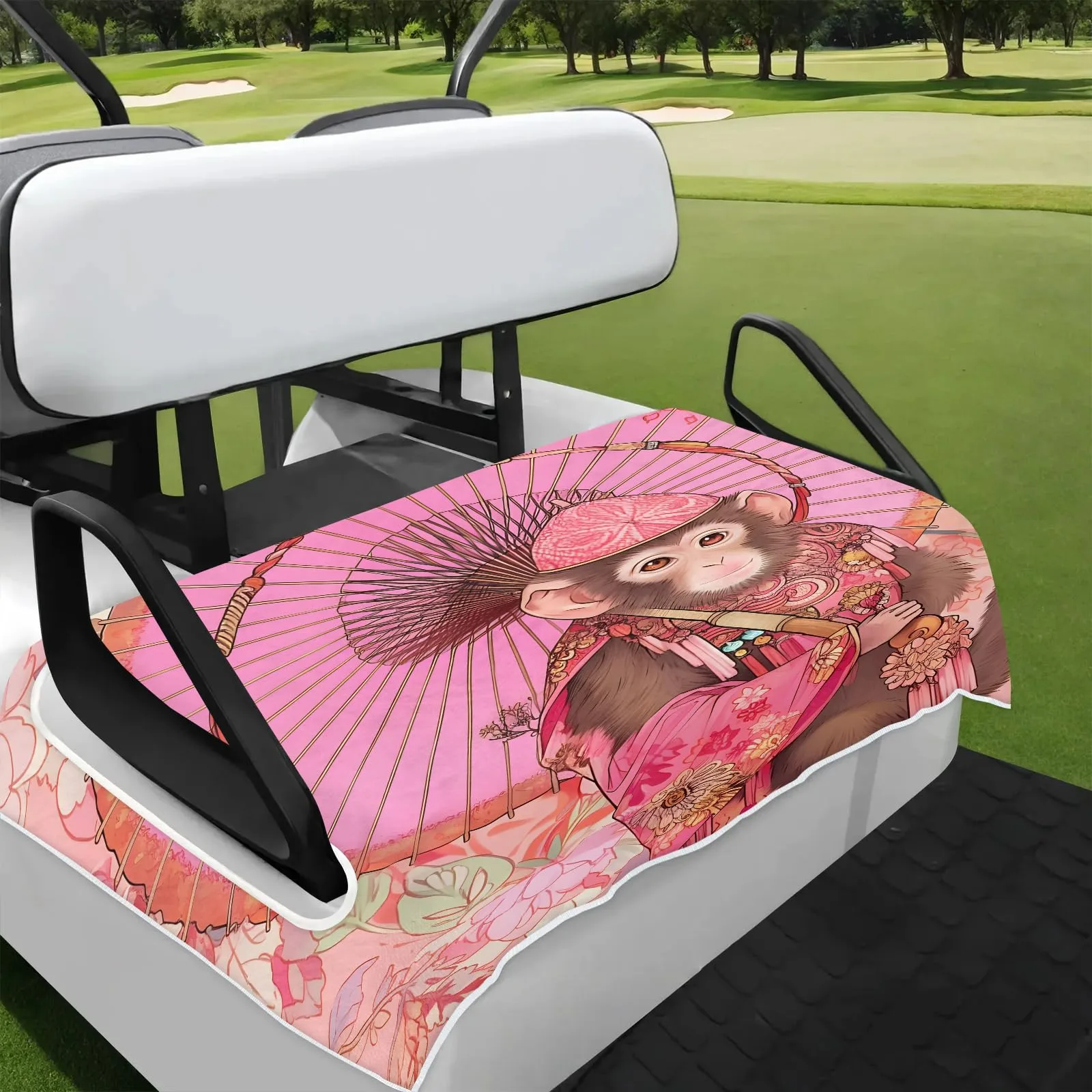 Tiveruda Golf Cart Seat Cover for Double Seats, 51 x 31 in