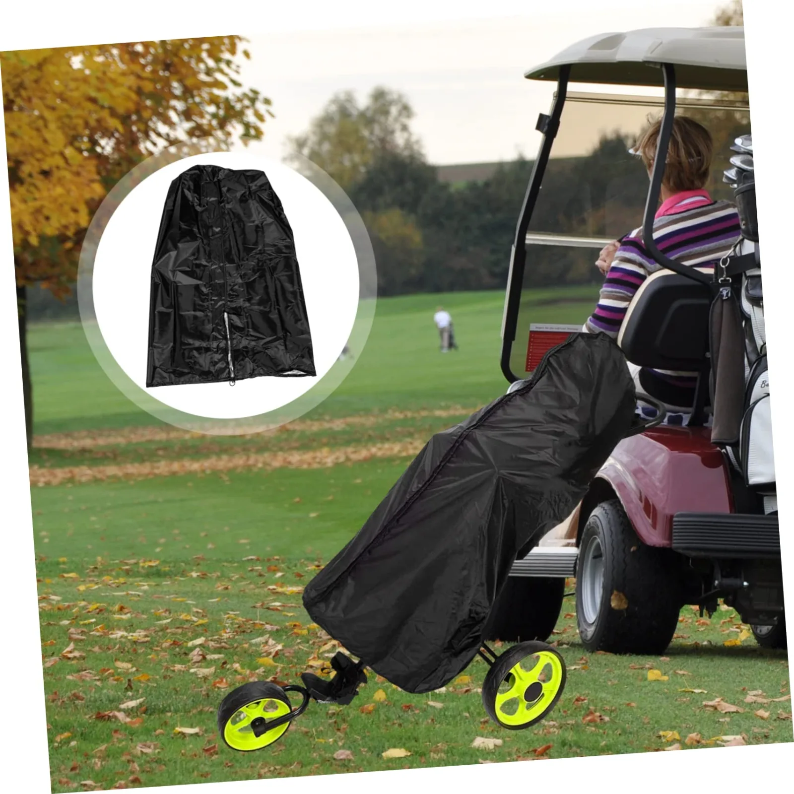 Toddmomy Golf Bag Rain Cover Protector KR1380406HO4K image 3