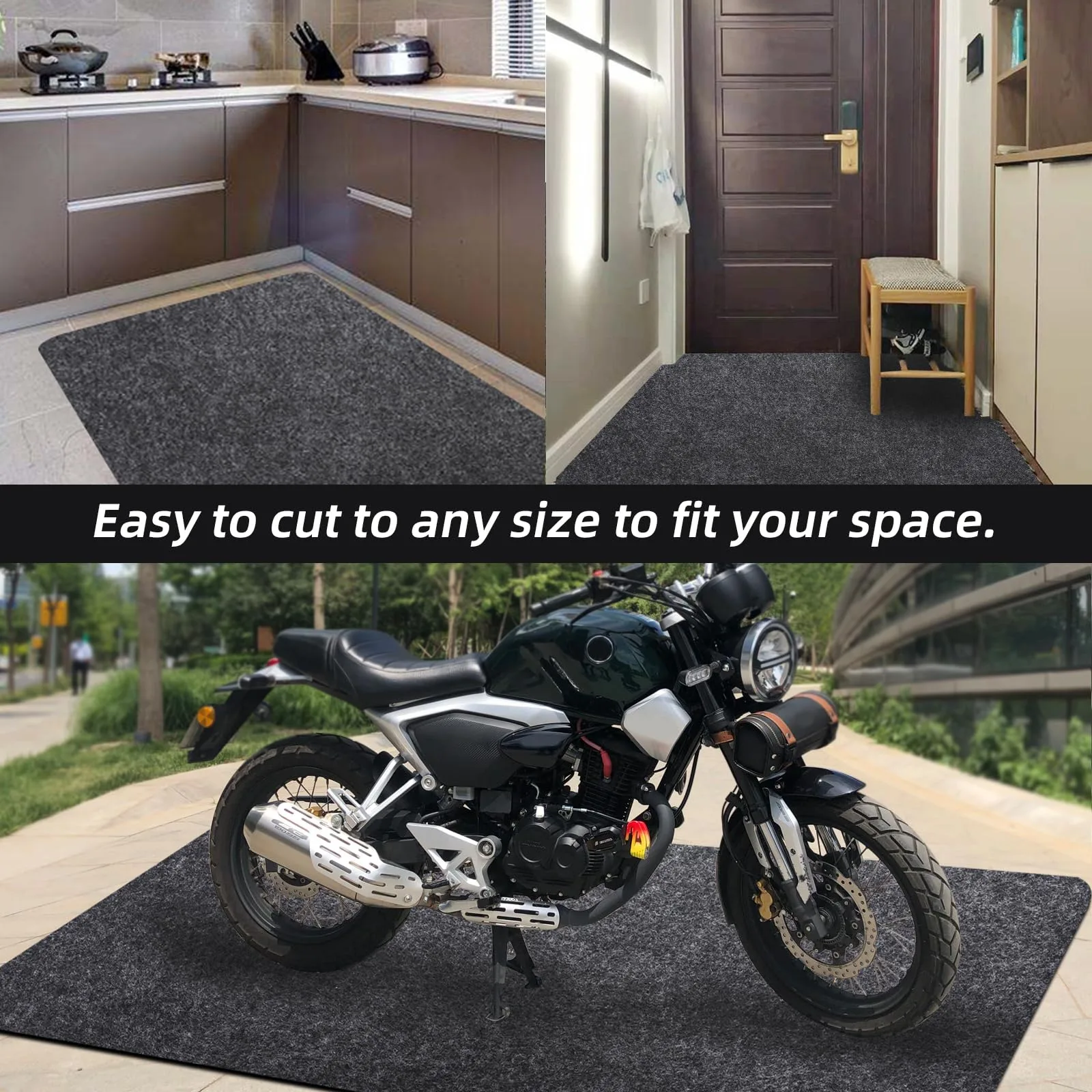 AIPSET Golf Cart Garage Floor Mat, 109.4 x 59 in. image 4