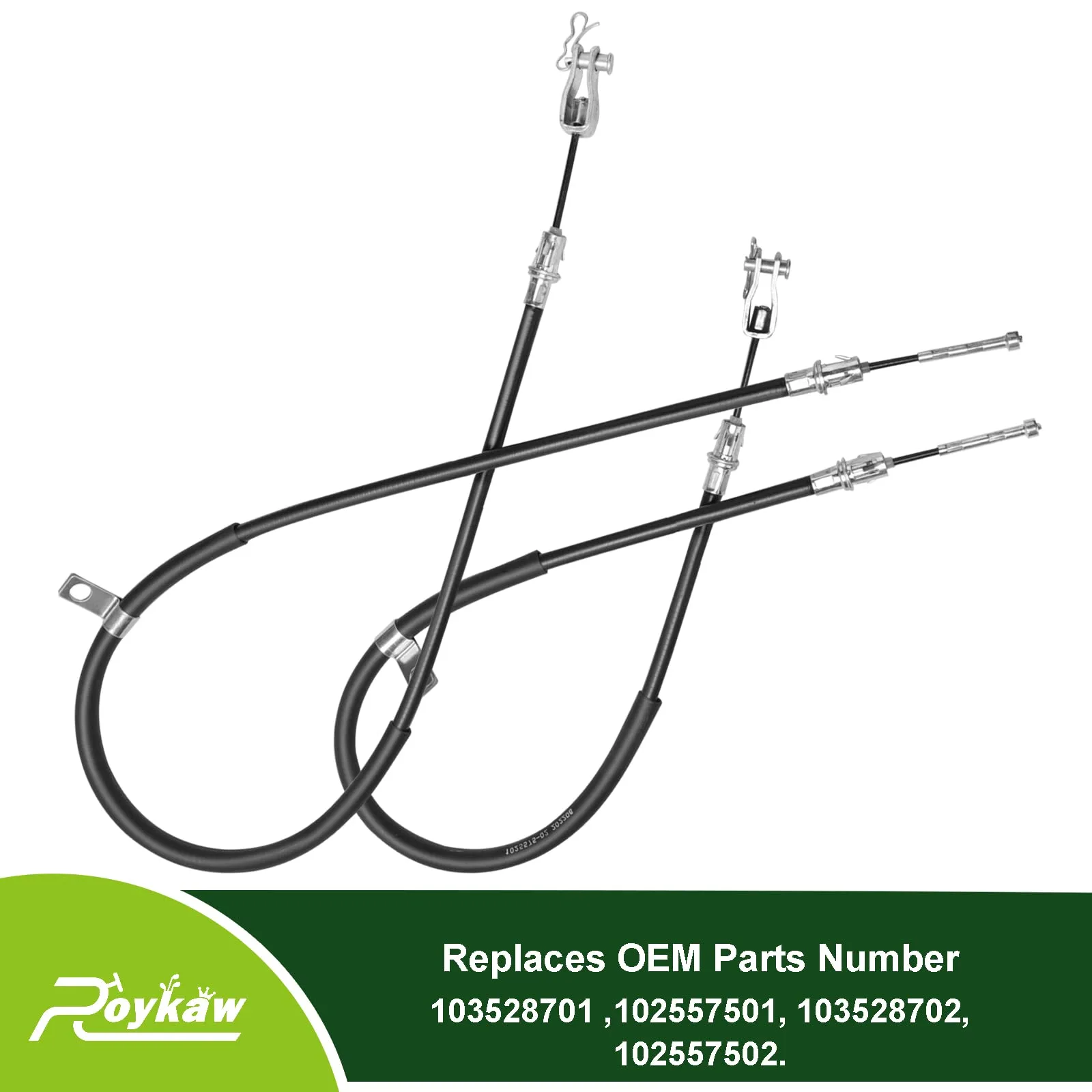 Roykaw Club Car Precedent Tempo Brake Cable Set image 2