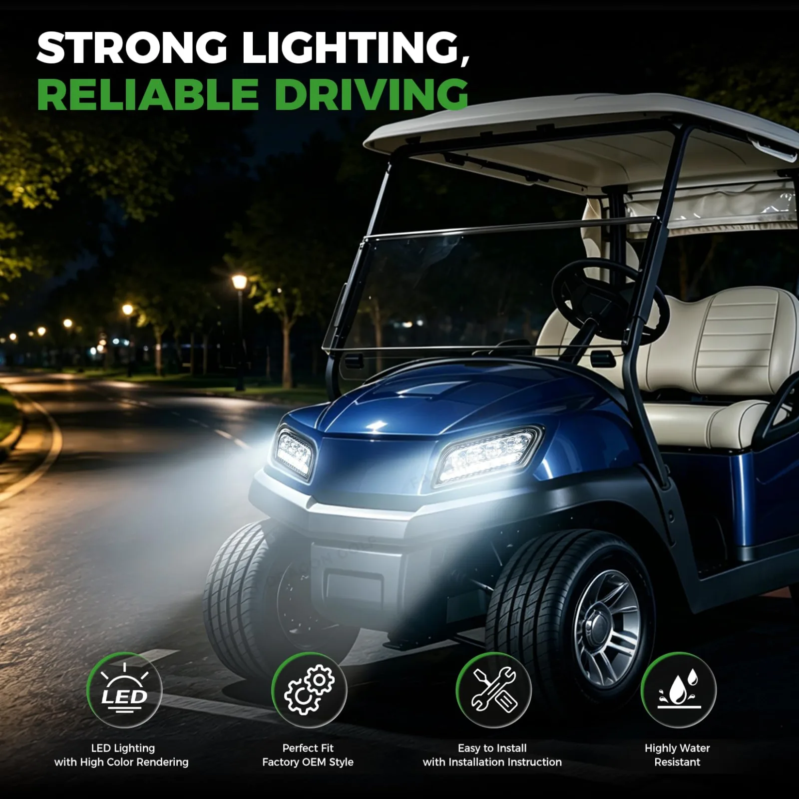 Panglong LED Light Kit for Club Car Tempo – FDG-235 image 2