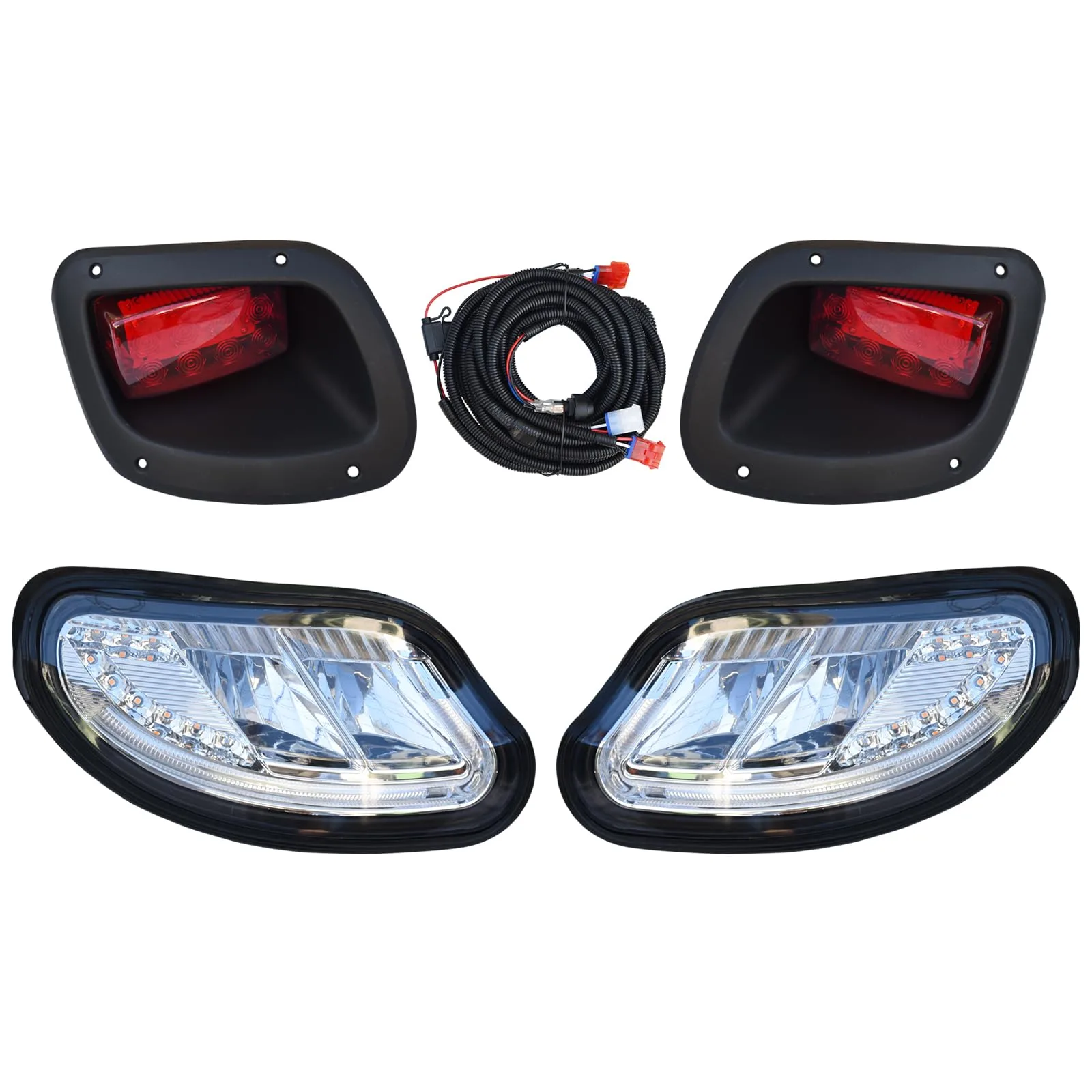 Shu-Ran LED Headlight Taillight Kit for E-Z-GO Freedom