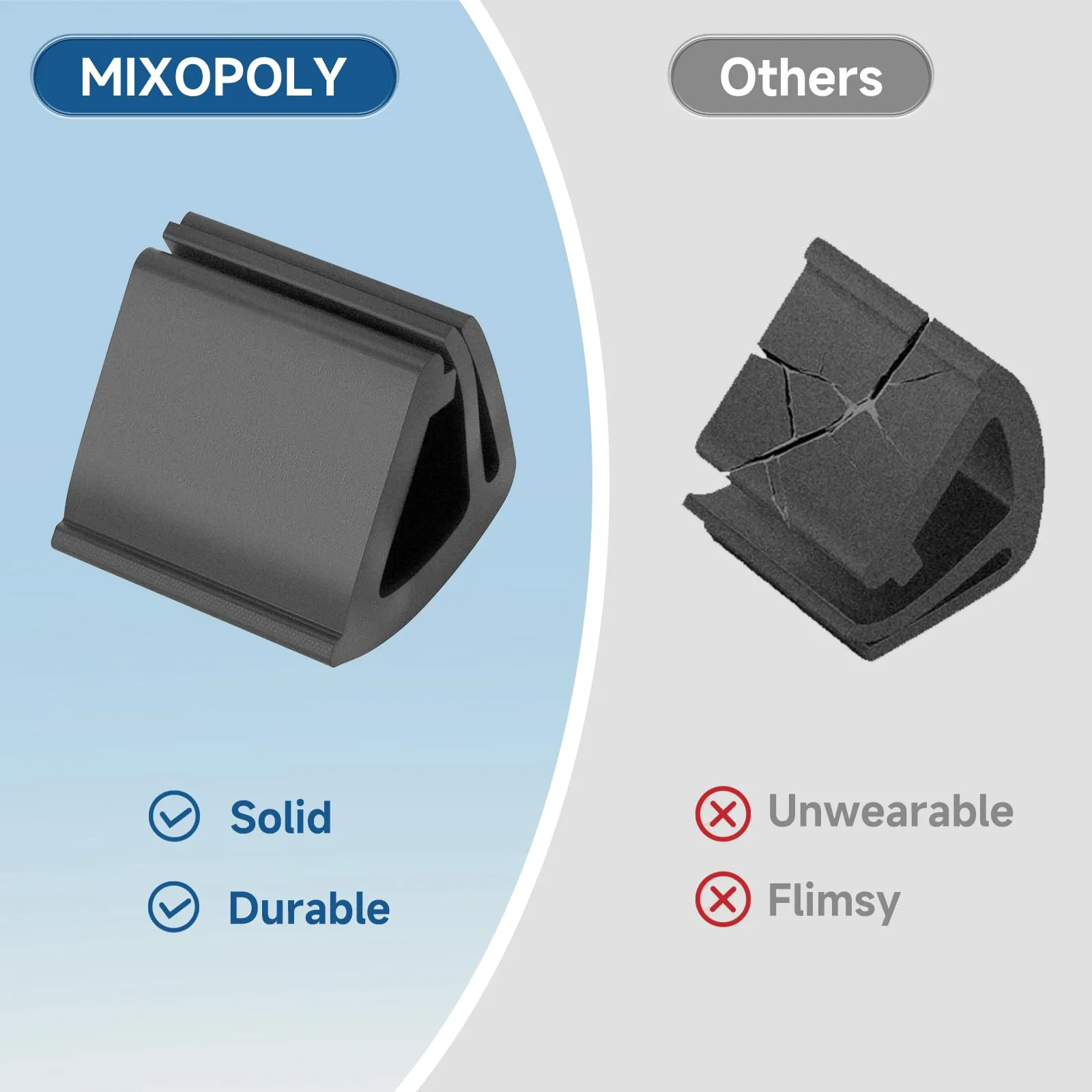 Mixopoly Golf Cart Windshield Retaining Clips, 2-Pack image 4
