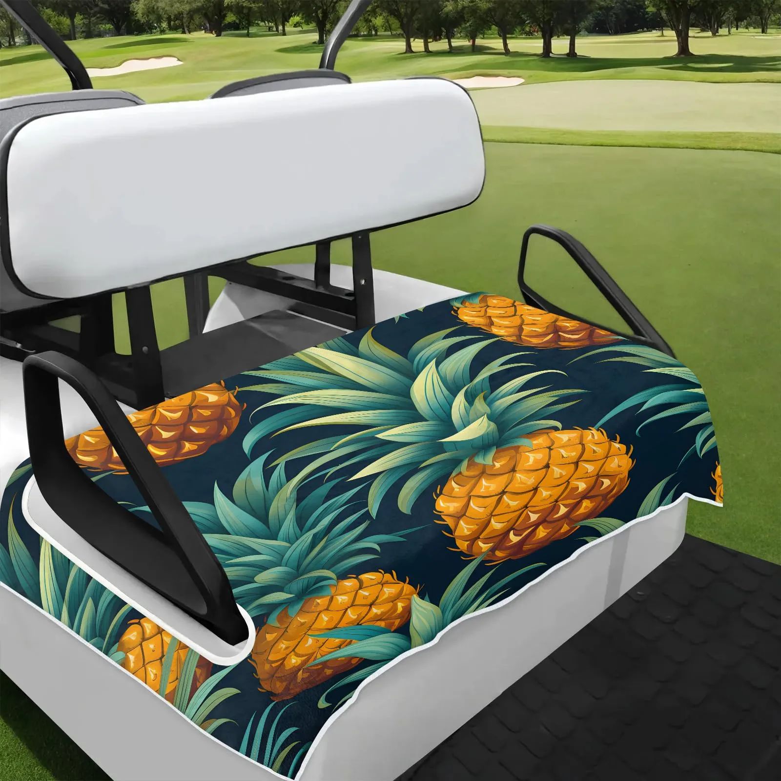 Tiveruda Golf Cart Seat Cover for Double Seats, 51 x 31 in