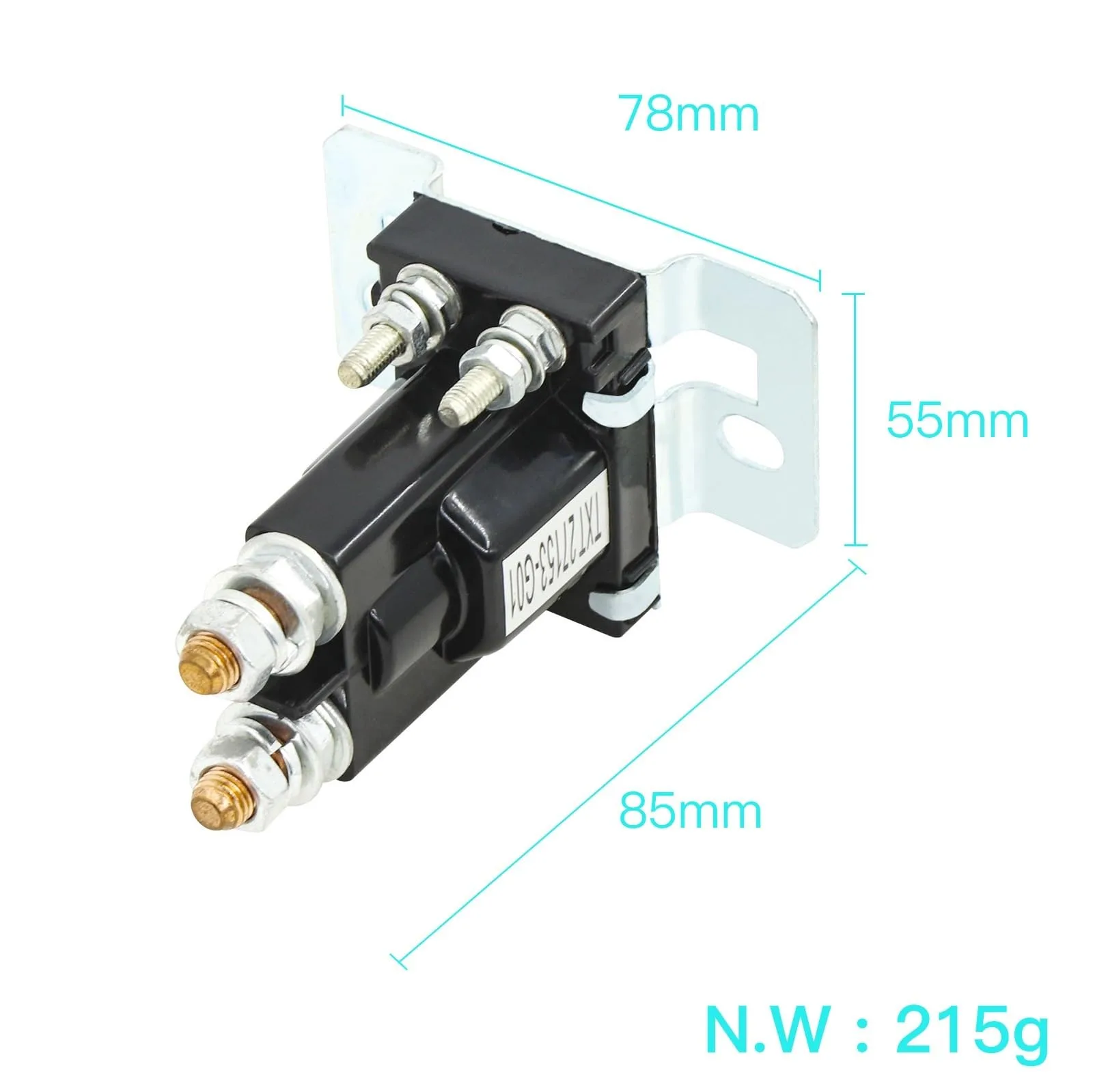 CHMIFTNX 14V Solenoid Relay Contactor 27153-G01 image 2