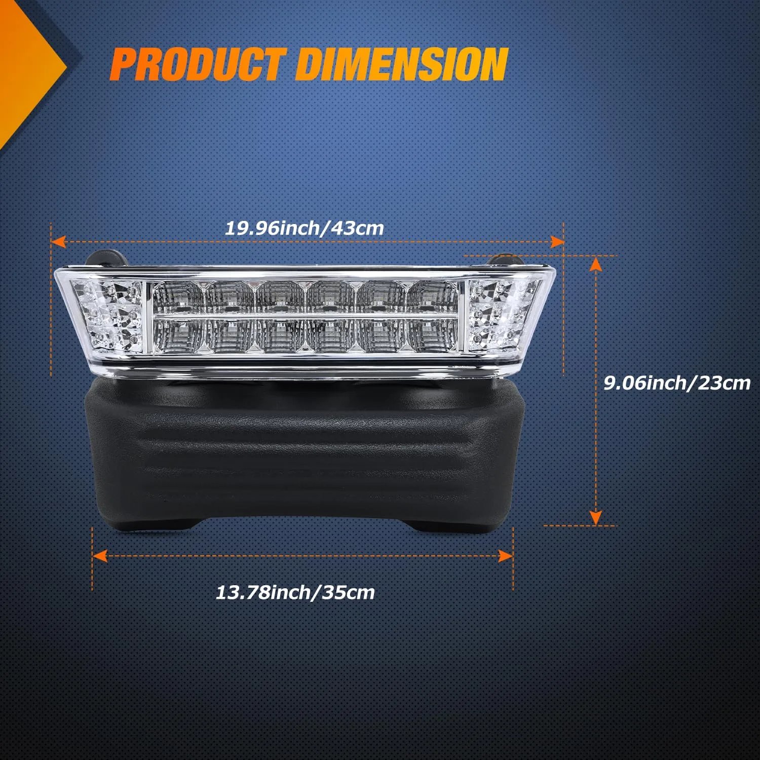 Nilight TL-637 LED Headlight for Club Car Precedent image 2