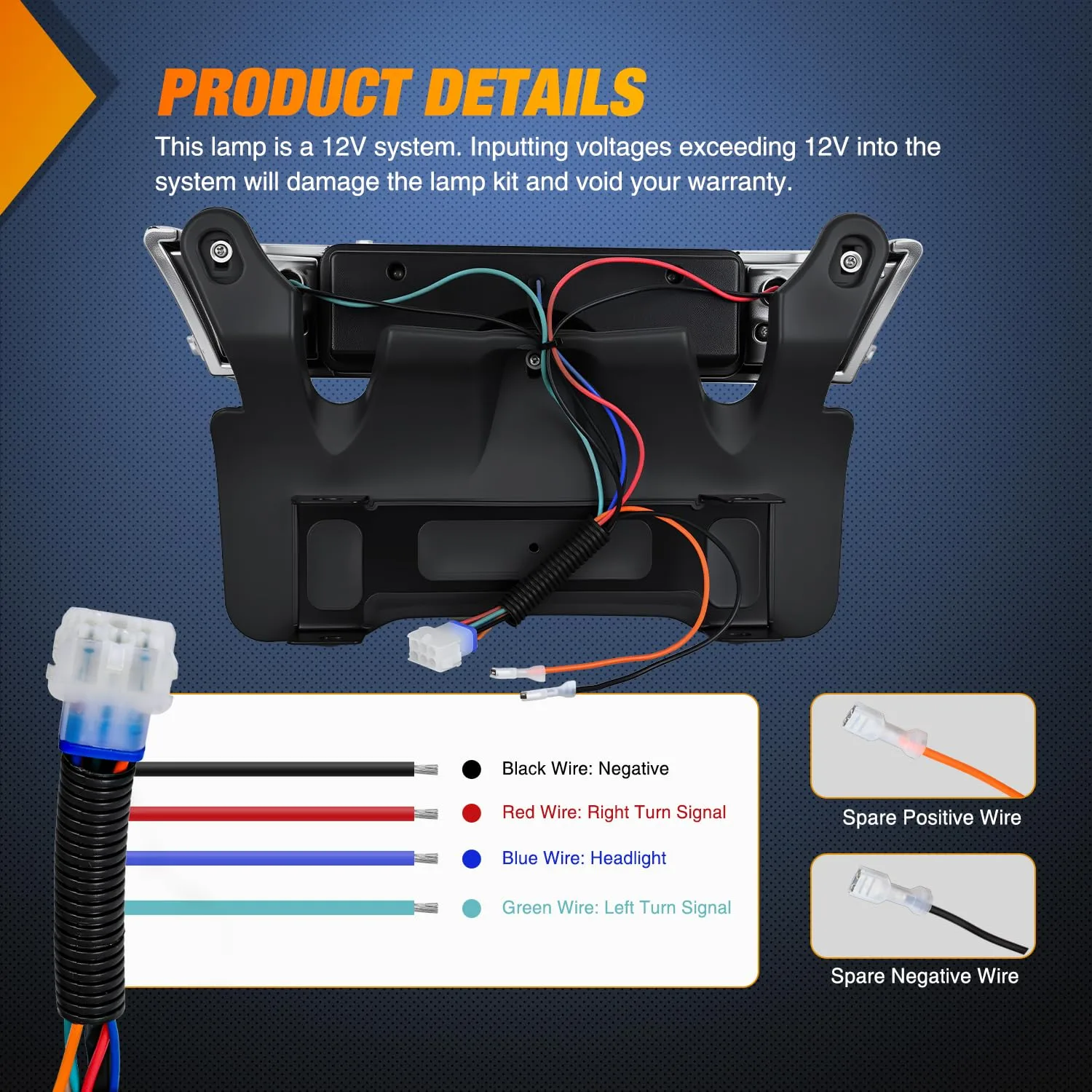 Nilight TL-637 LED Headlight for Club Car Precedent image 4