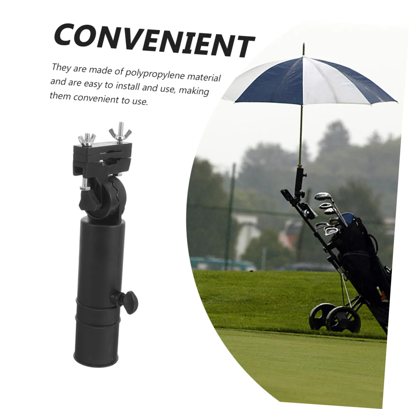 KICHOUSE Adjustable Golf Cart Umbrella Holder image 2
