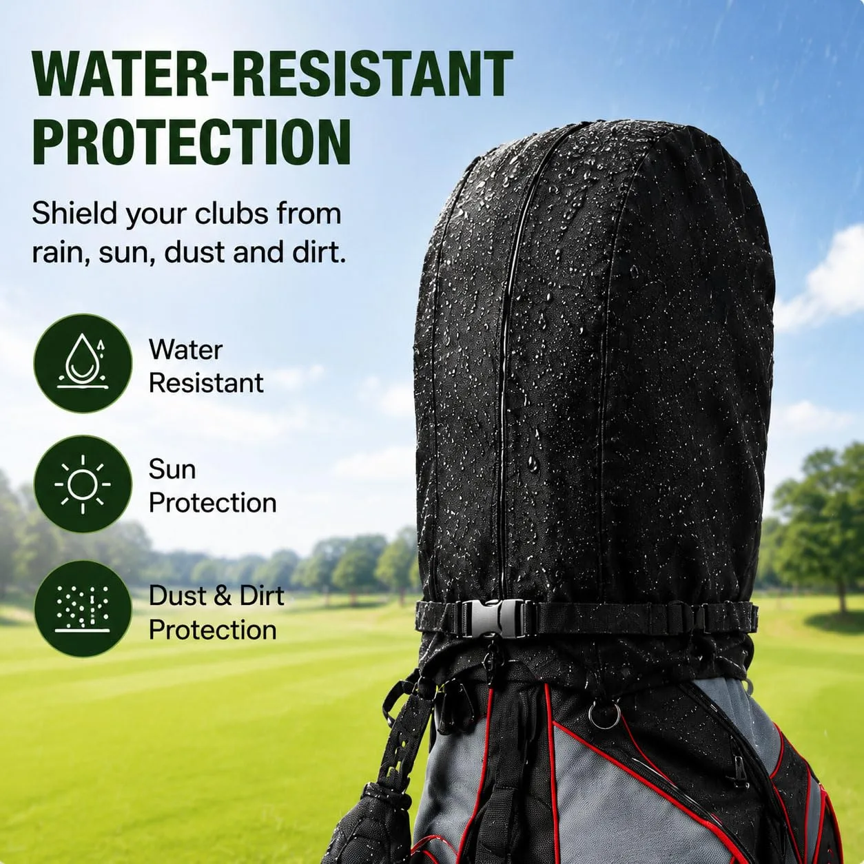 GHXYHTH Golf Bag Cover for Cart and Stand Bags image 3