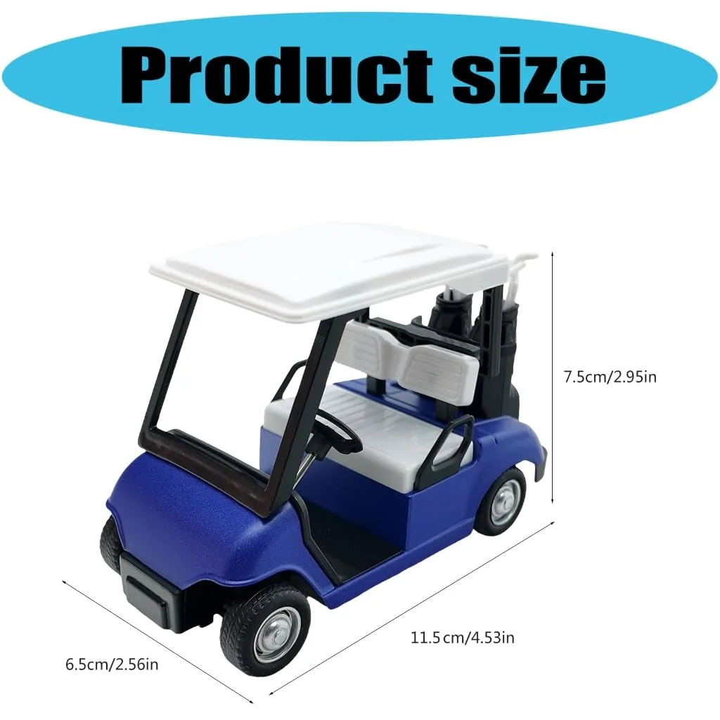 Generic Miniature Pullback Golf Cart Model gx_1627 image 2