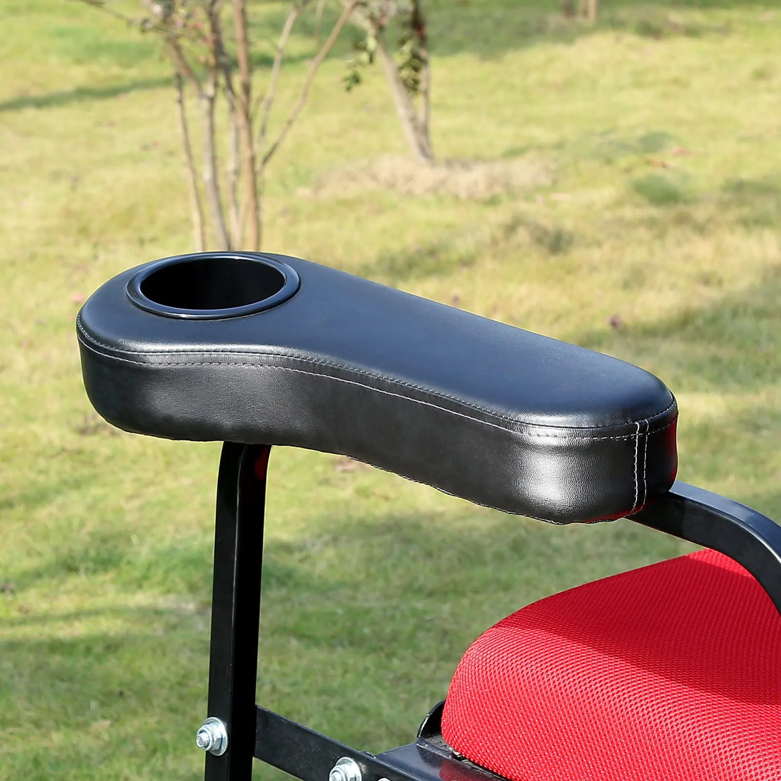 10L0L Golf Cart Rear Seat Armrest and Grab Bar Set image 2