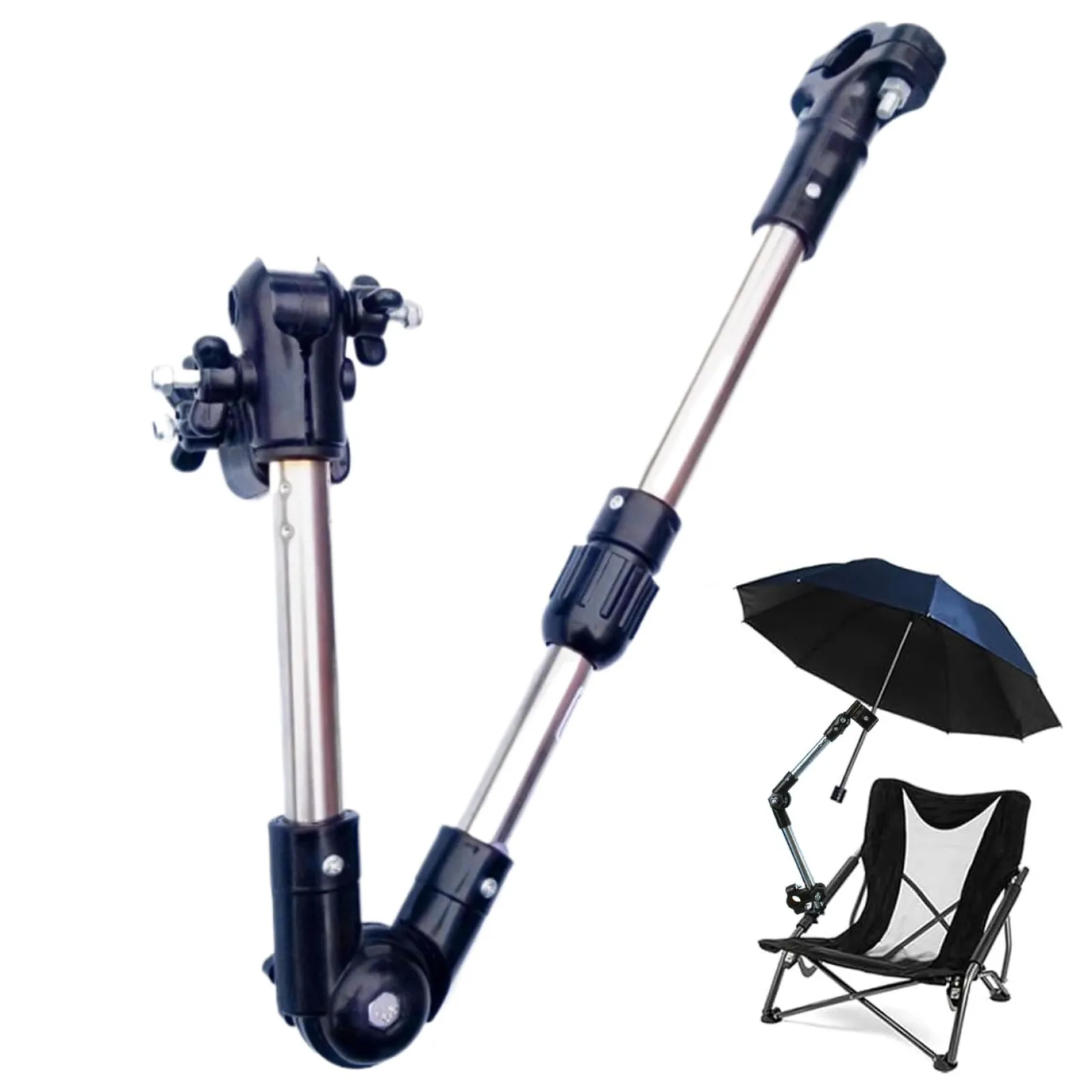 Jeorywoet Adjustable Foldable Umbrella Holder Clamp B260408Y4U1P18C84MX