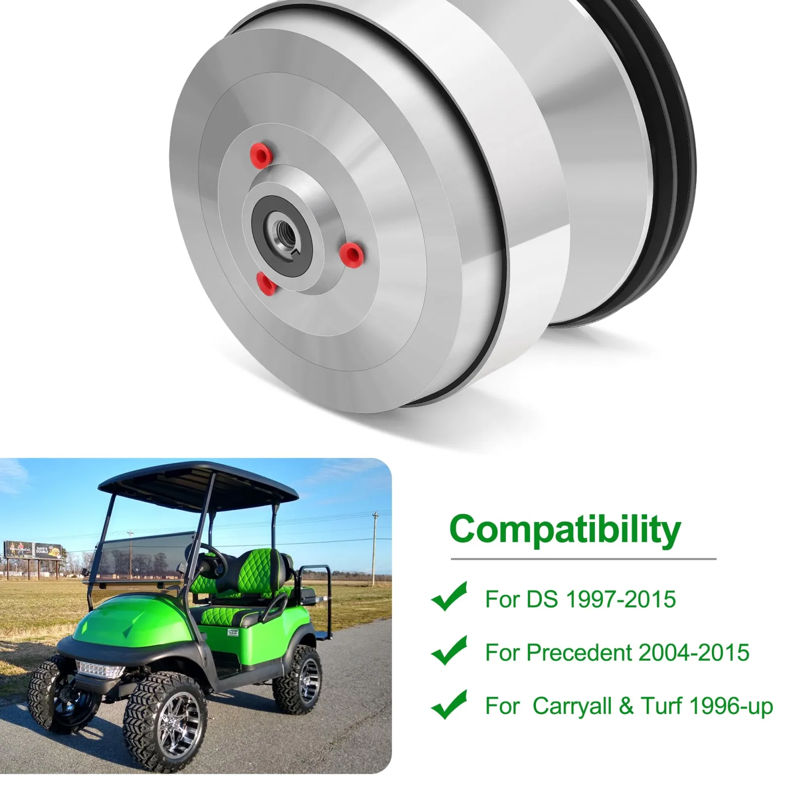 10L0L Primary Drive Clutch for Club Car Gas Models image 4
