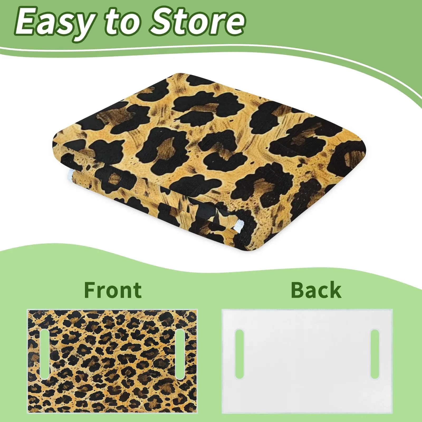 Tiveruda Leopard Print Golf Cart Seat Cover, 51 x 31 in image 4