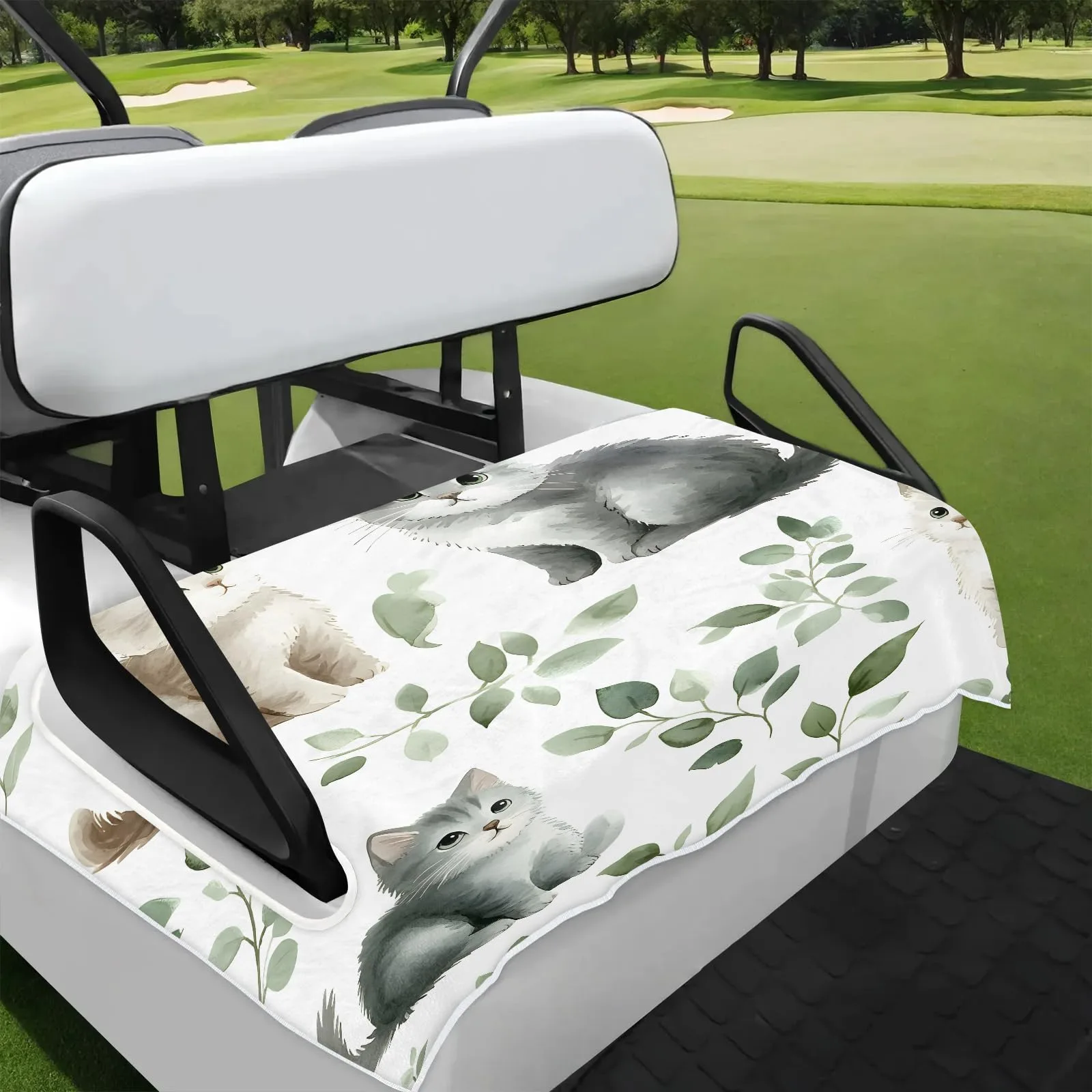 Tiveruda Golf Cart Seat Cover for Double Seats