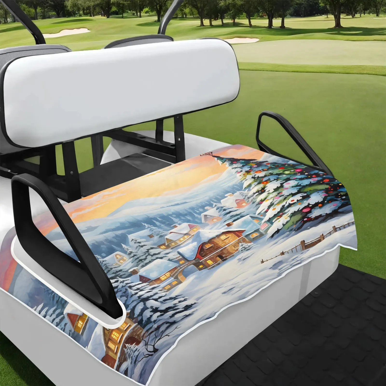 Tiveruda Golf Cart Seat Cover Blanket, 51 x 31 Inch