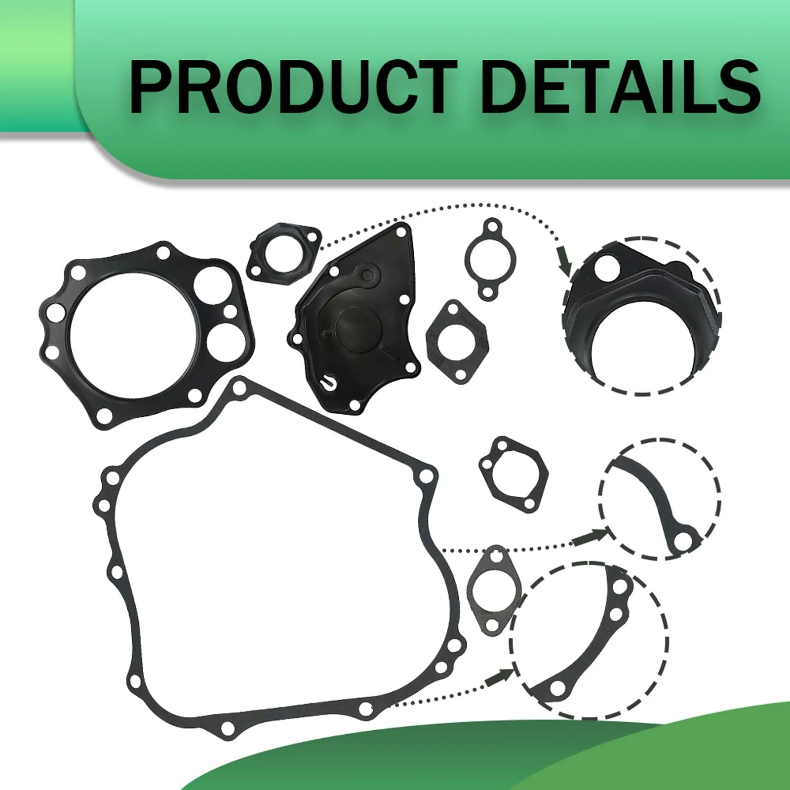 ZZHHIWANN Club Car FE290 Engine Gasket Seal Kit image 2
