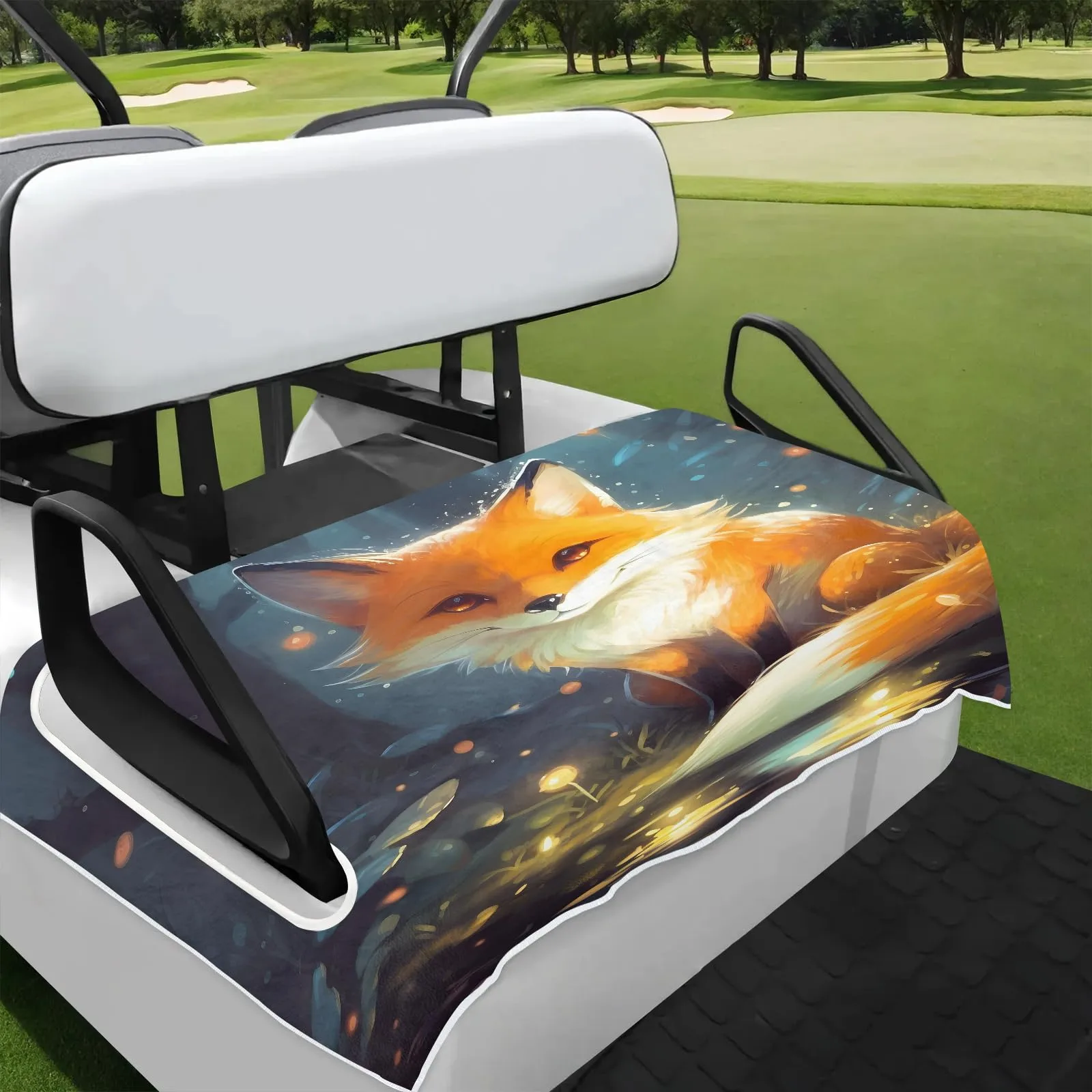 Tiveruda Golf Cart Seat Cover for Double Seats, 51 x 31 in