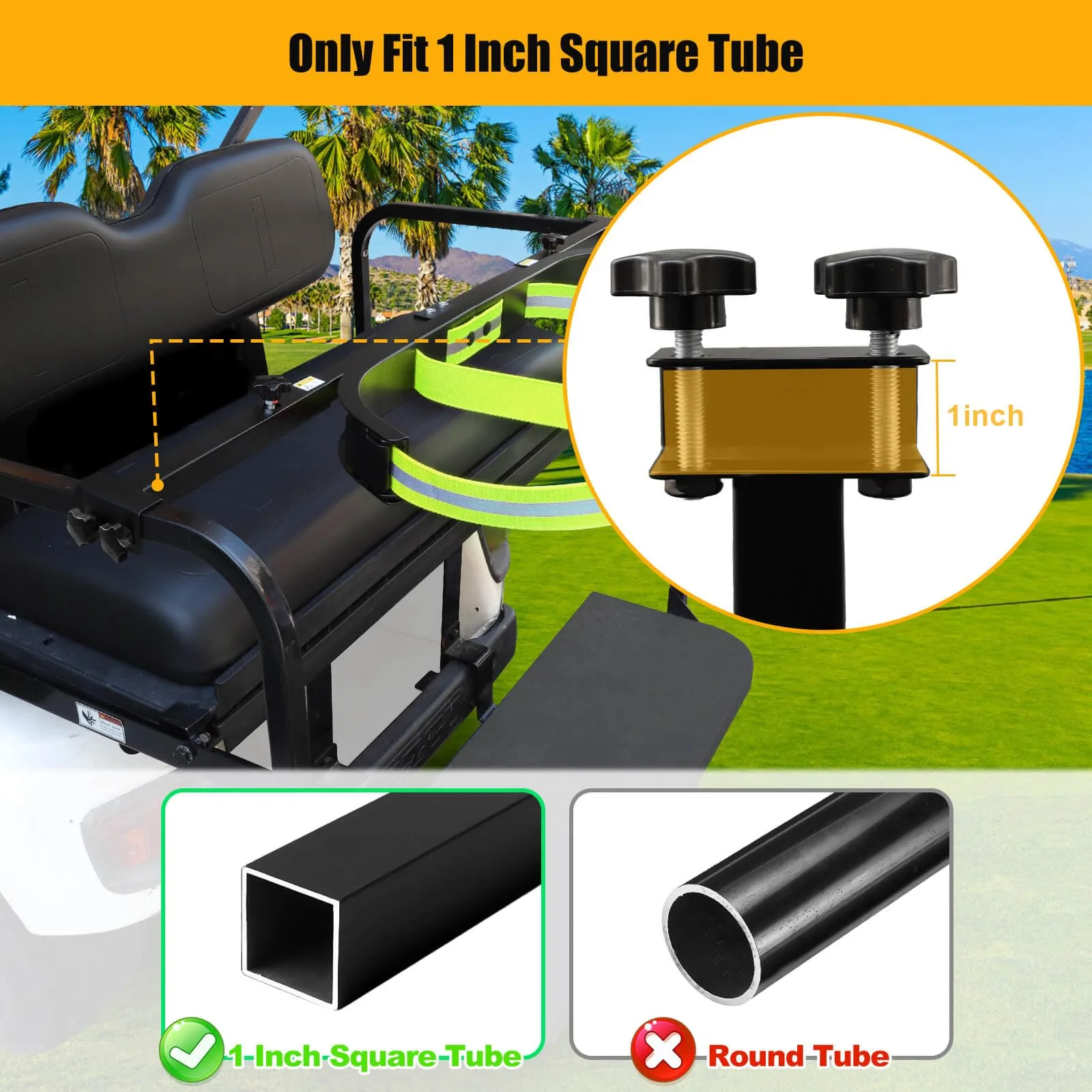 LEAPGOMAX LG-GB3 Rear Seat Golf Bag Holder image 4