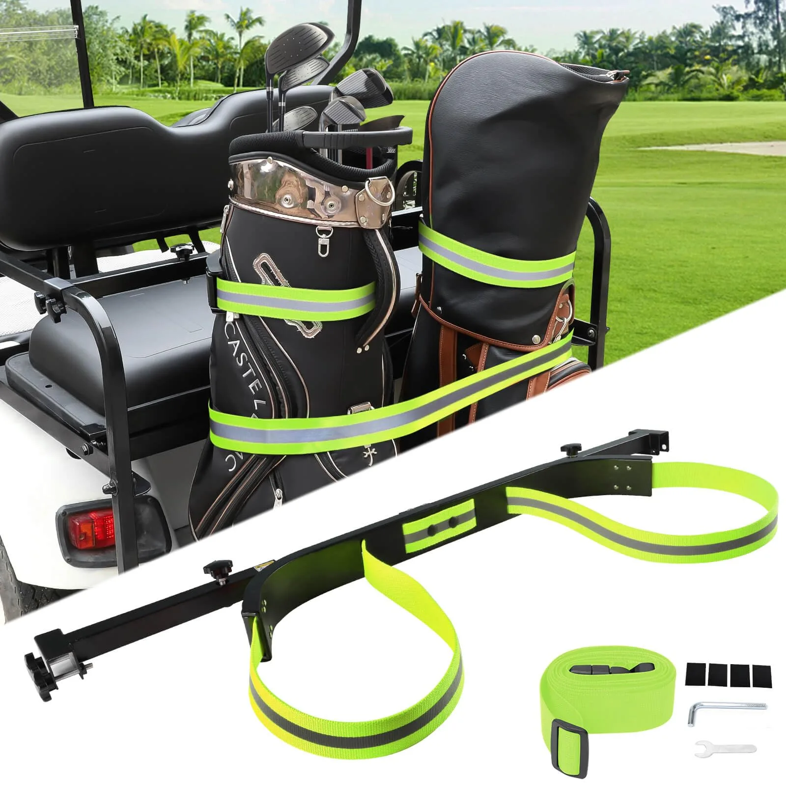 LEAPGOMAX LG-GB3 Rear Seat Golf Bag Holder