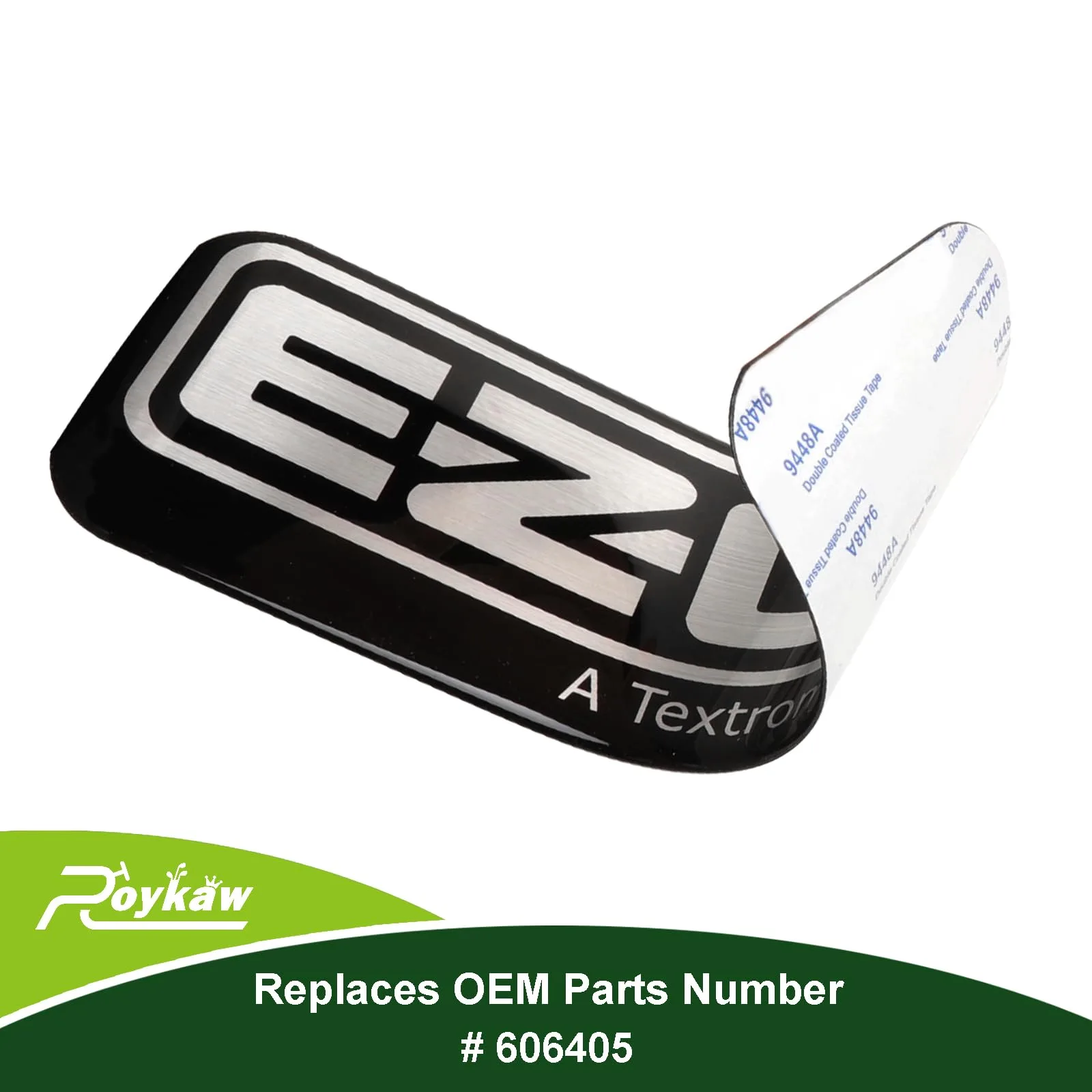 Roykaw Front Name Plate Emblem for E-Z-GO RXV, 606405 image 4