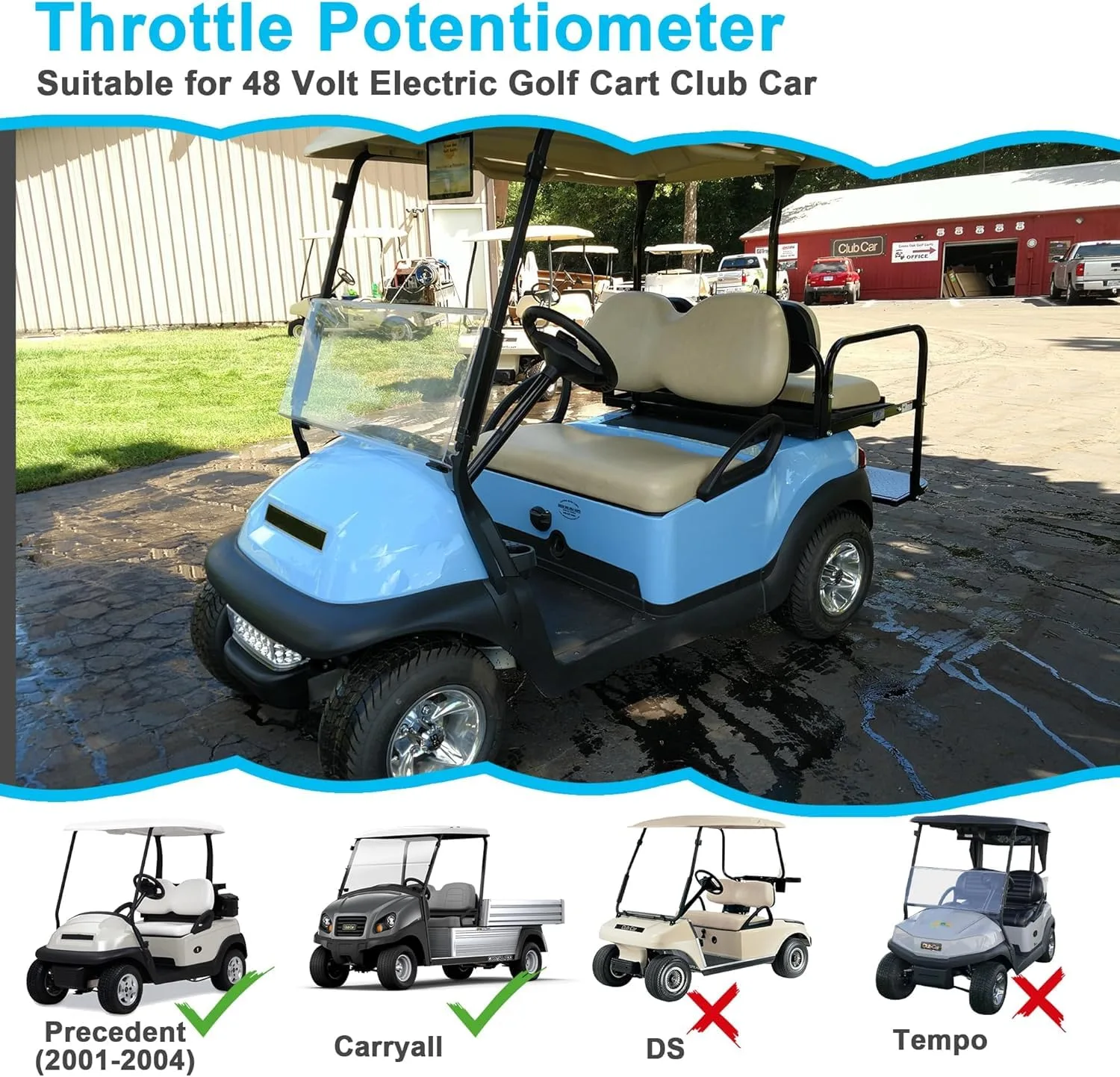 10L0L MCOR 4 Conversion Kit for 48V Club Car Precedent & Carryall (2012+) image 4